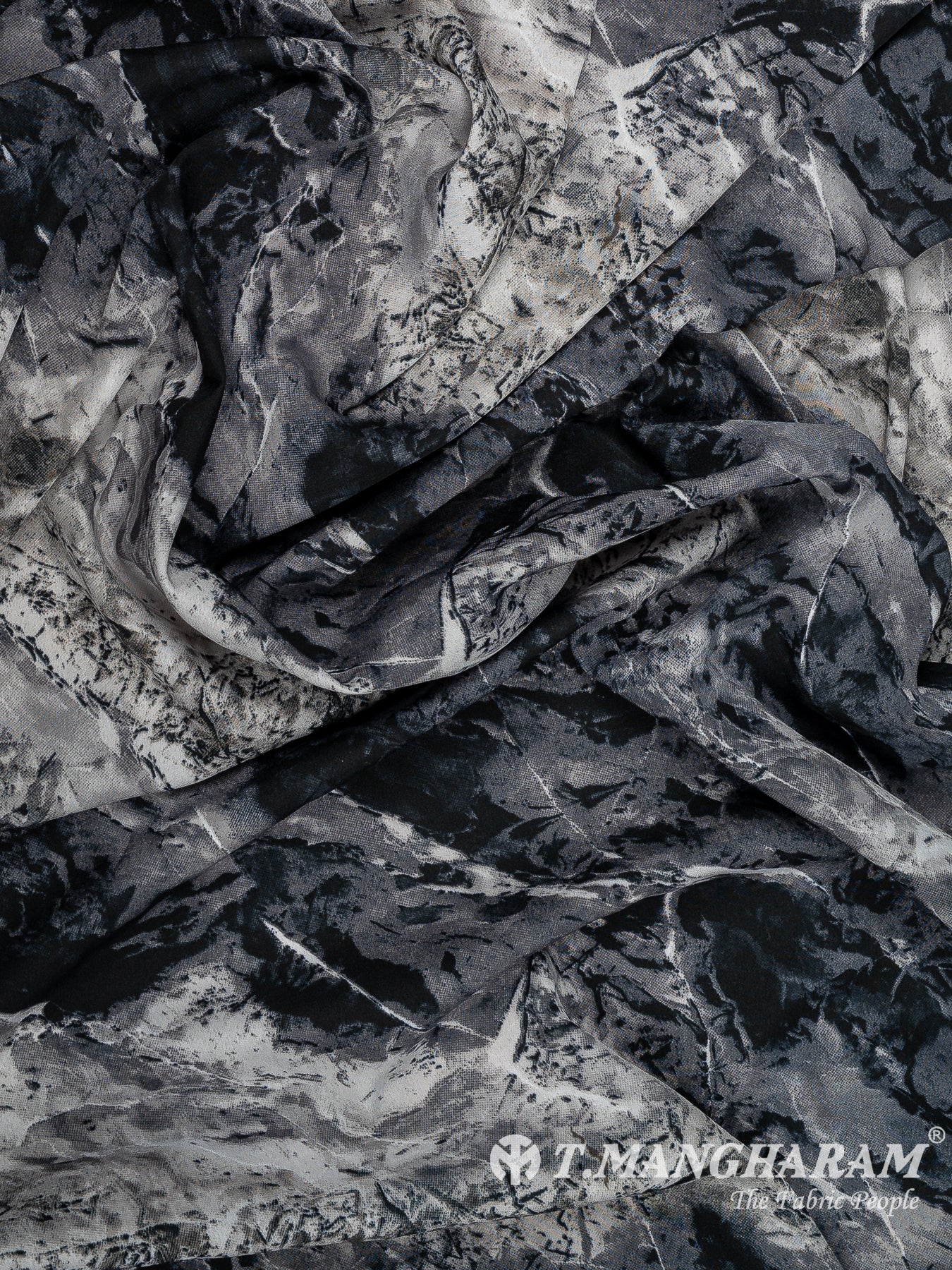 Grey Crepe Fabric - EC14680