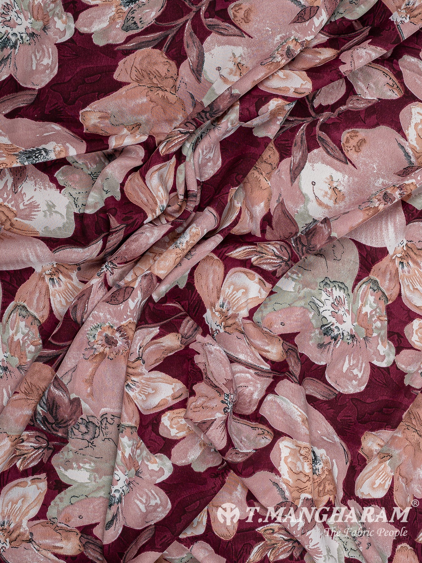 Pink Crepe Fabric - EC14693