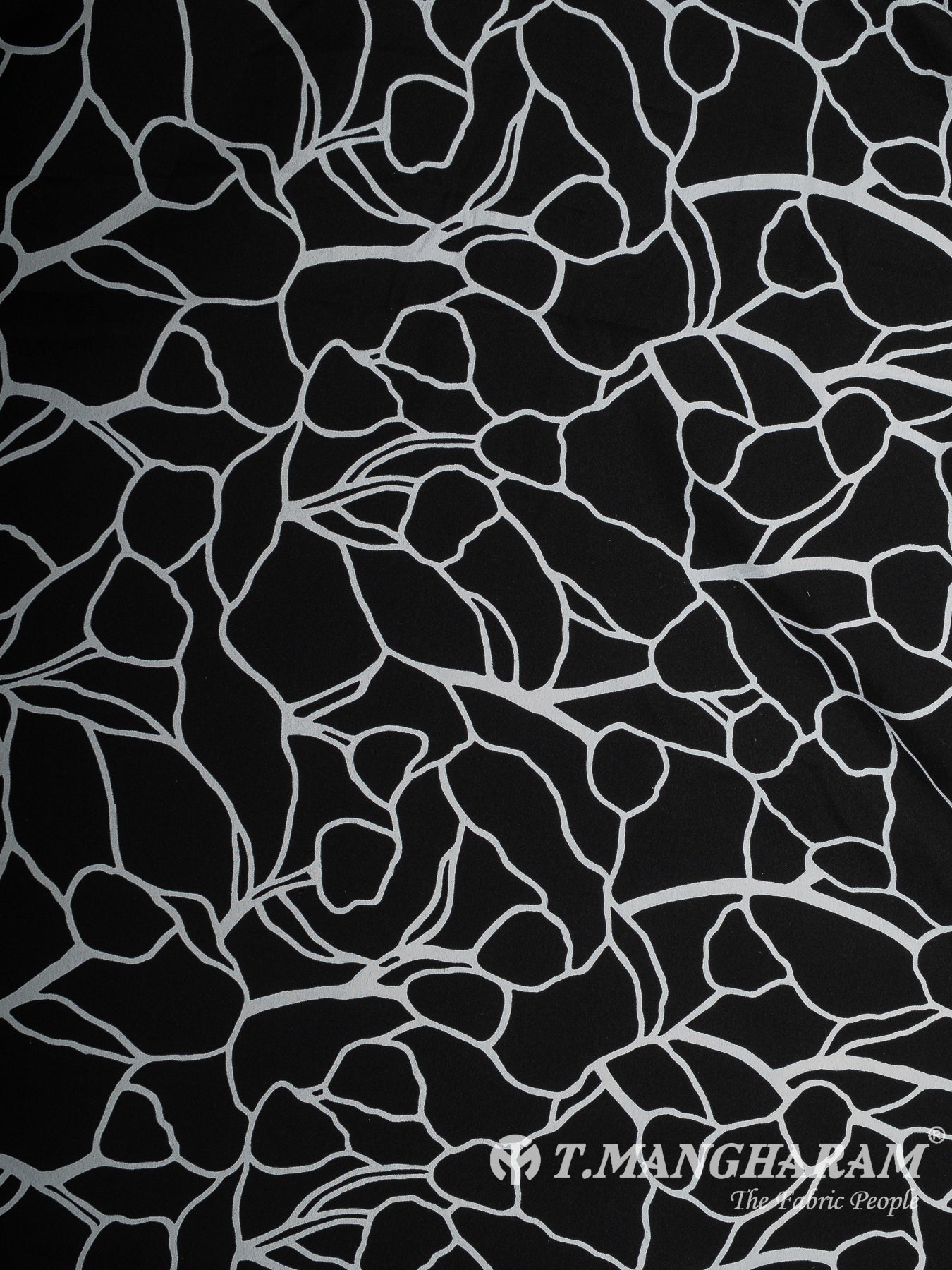 Black Crepe Fabric - EC14650