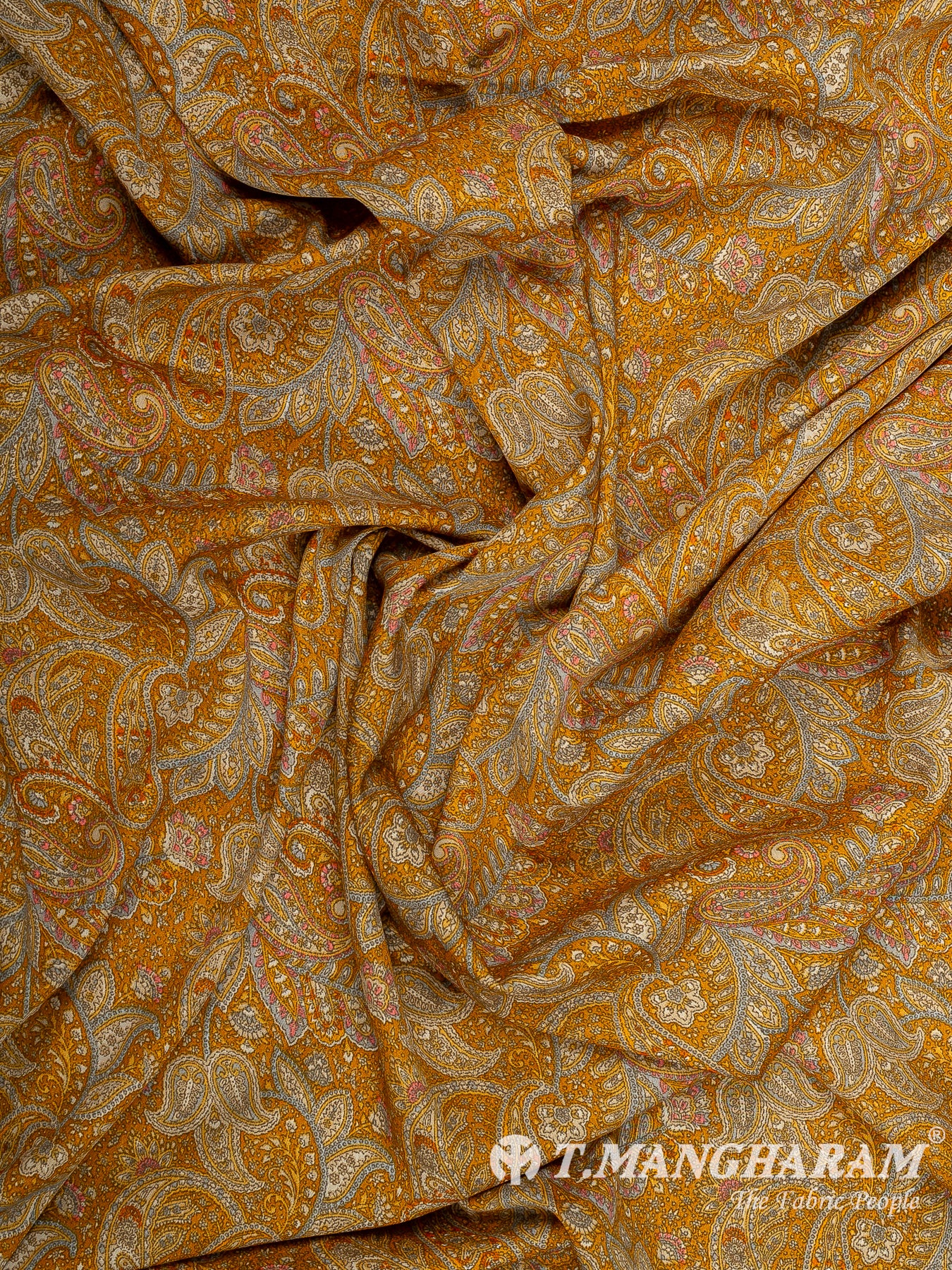 Yellow Crepe Fabric - EC14655