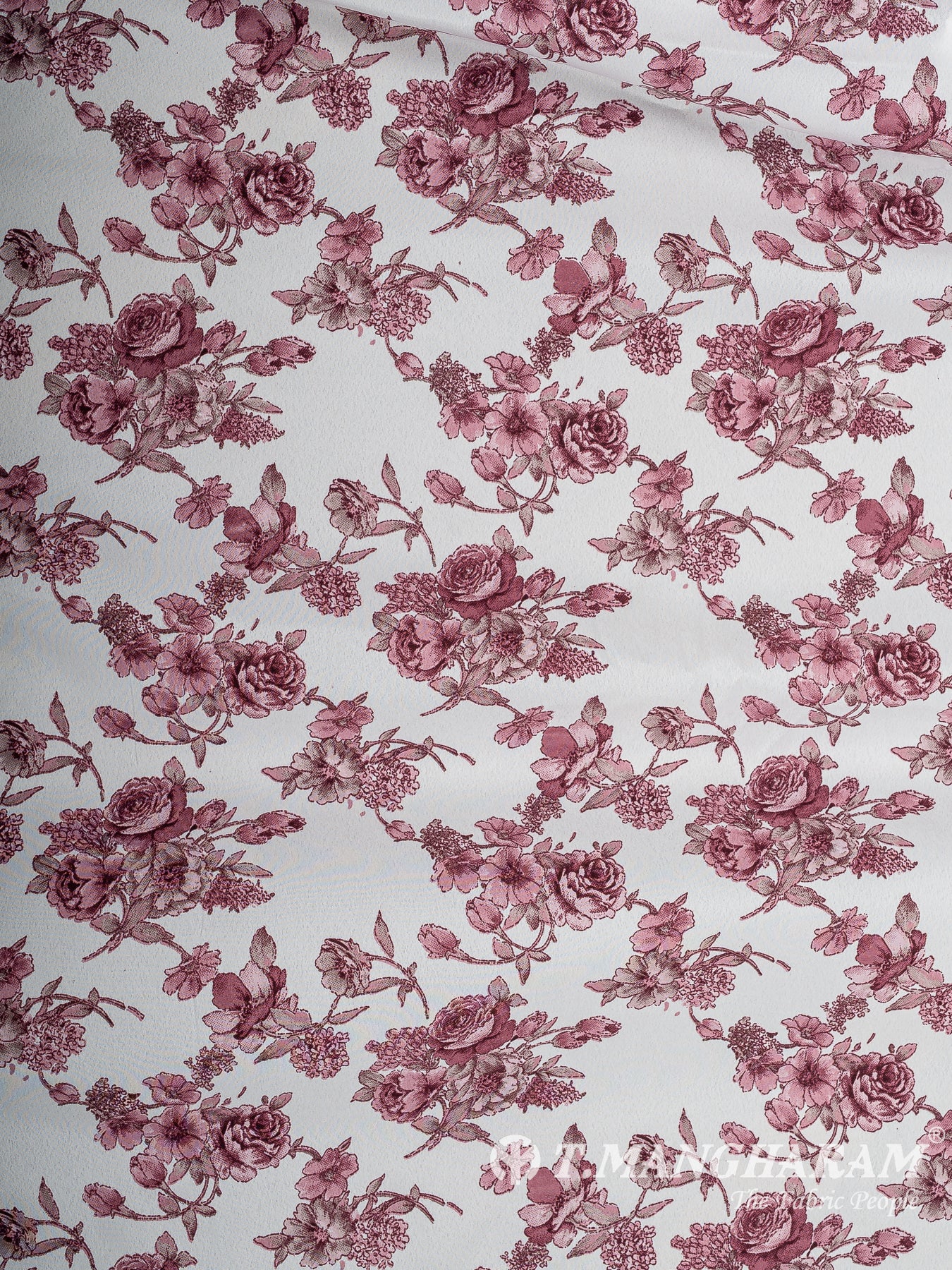 White Crepe Fabric - EC14659