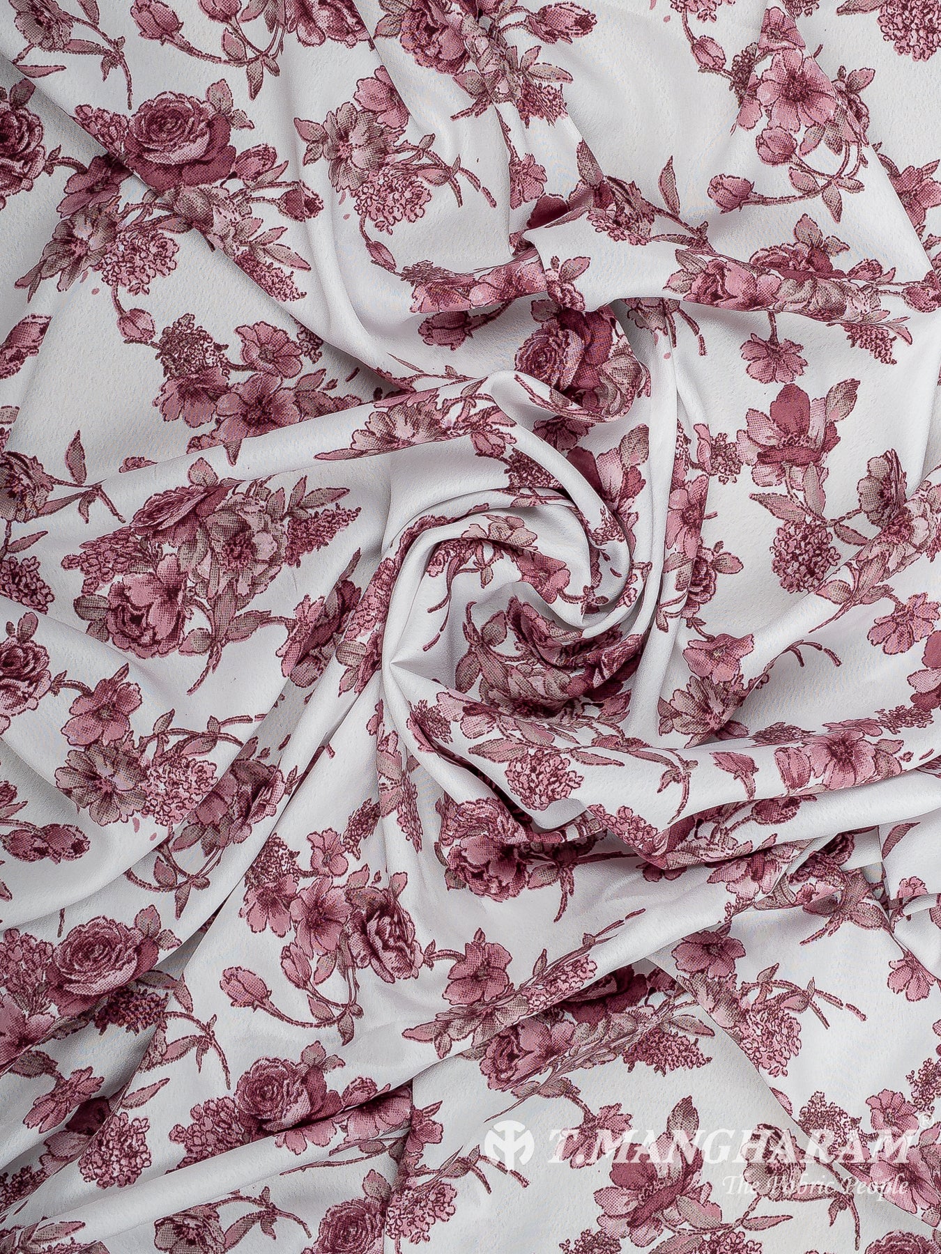 White Crepe Fabric - EC14659