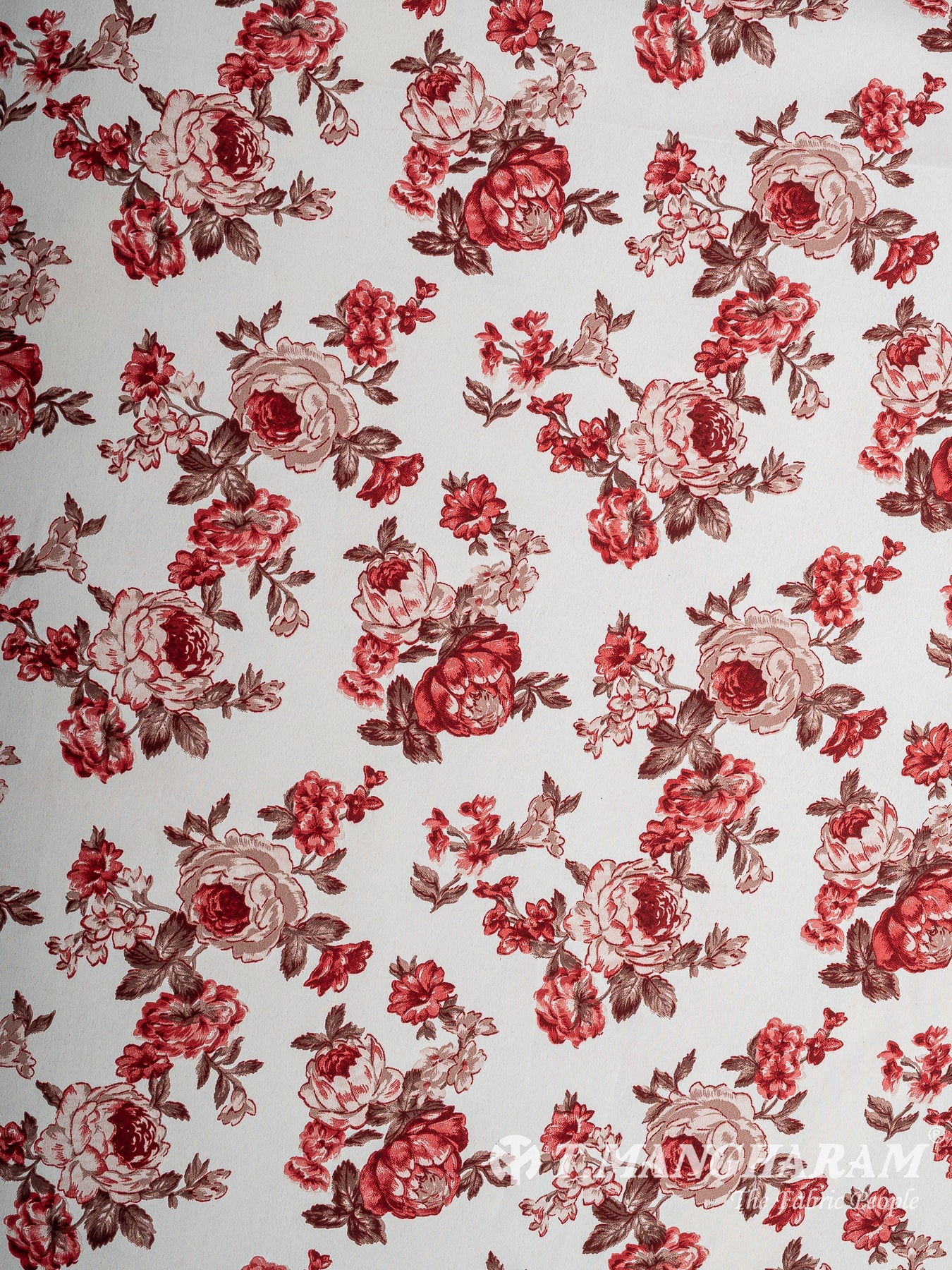 White Crepe Fabric - EC14665