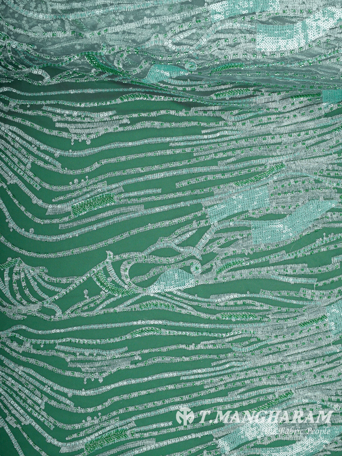 Green Fancy Net Fabric - EA4000