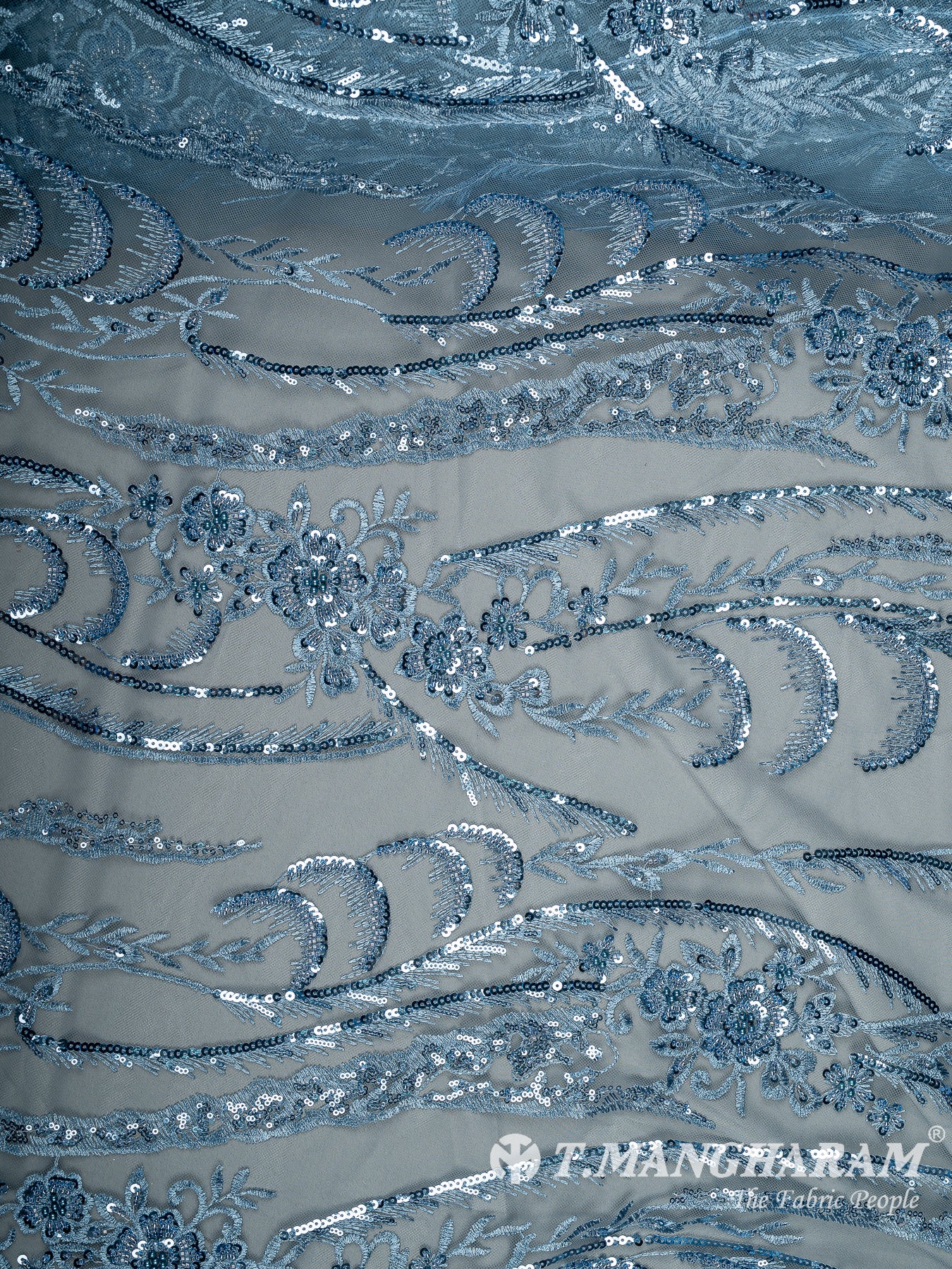 Blue Net Fabric - EB11291