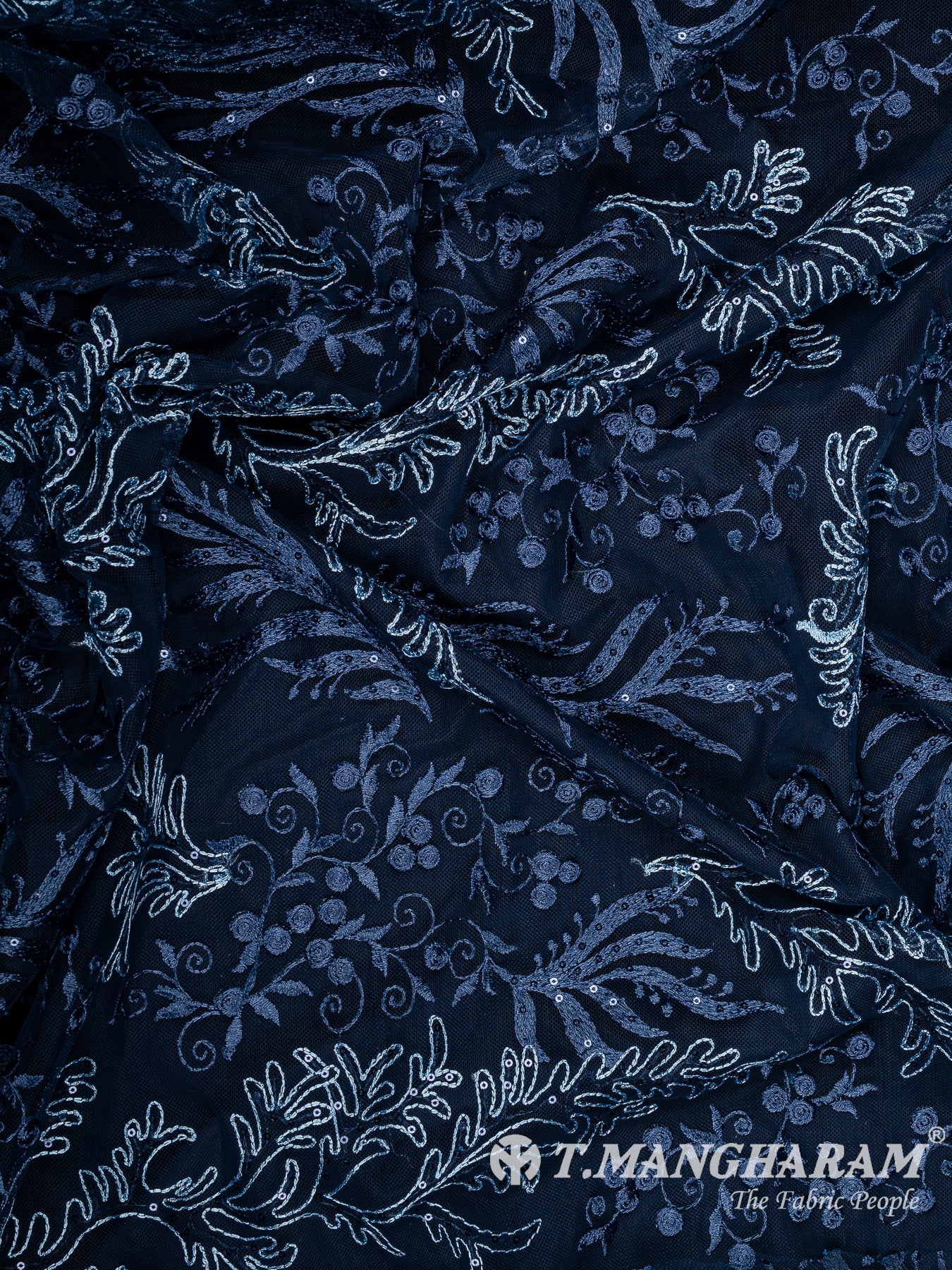 Blue Net Fabric - EB11302