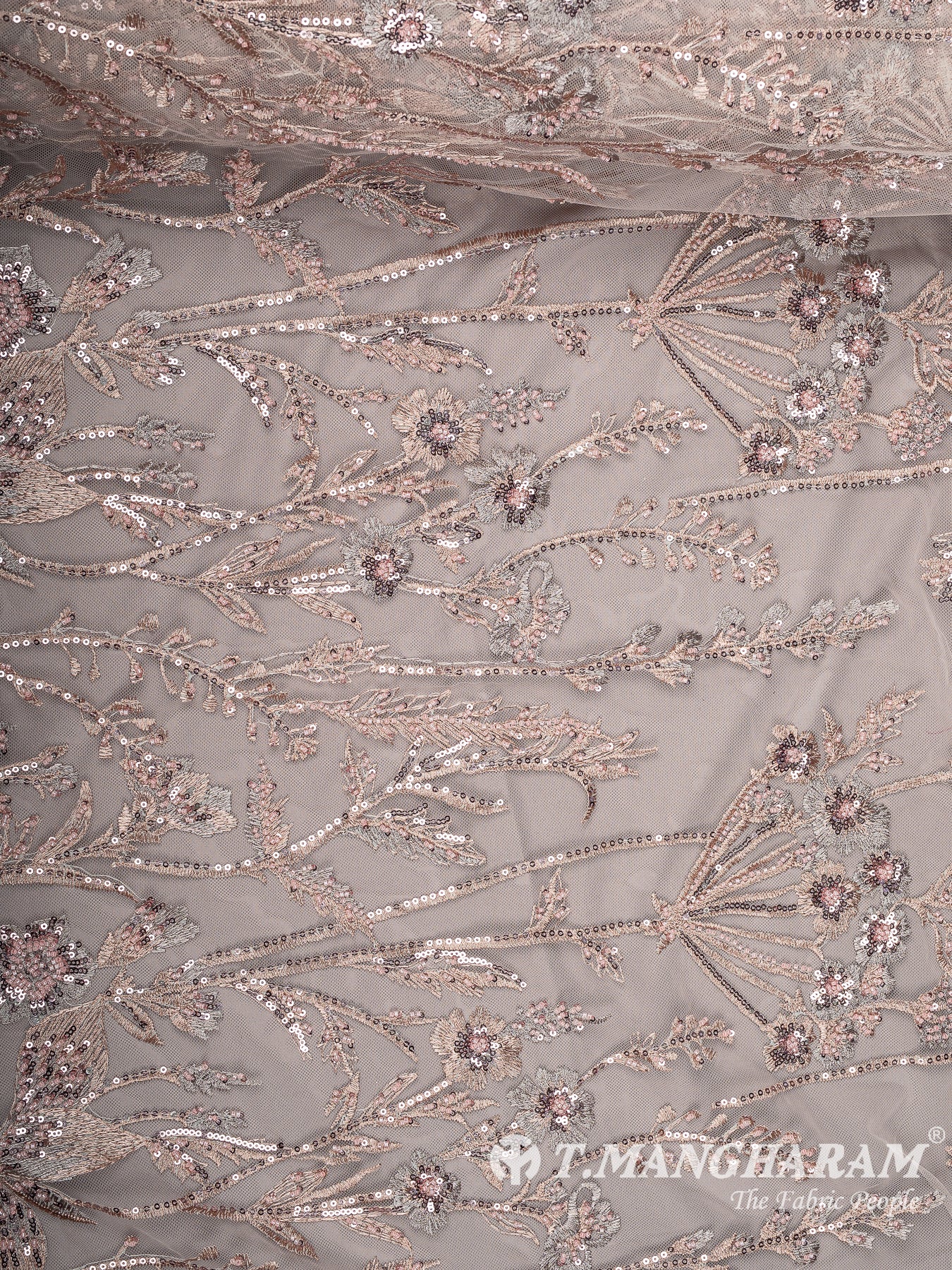 Biege Net Fabric - EB11303