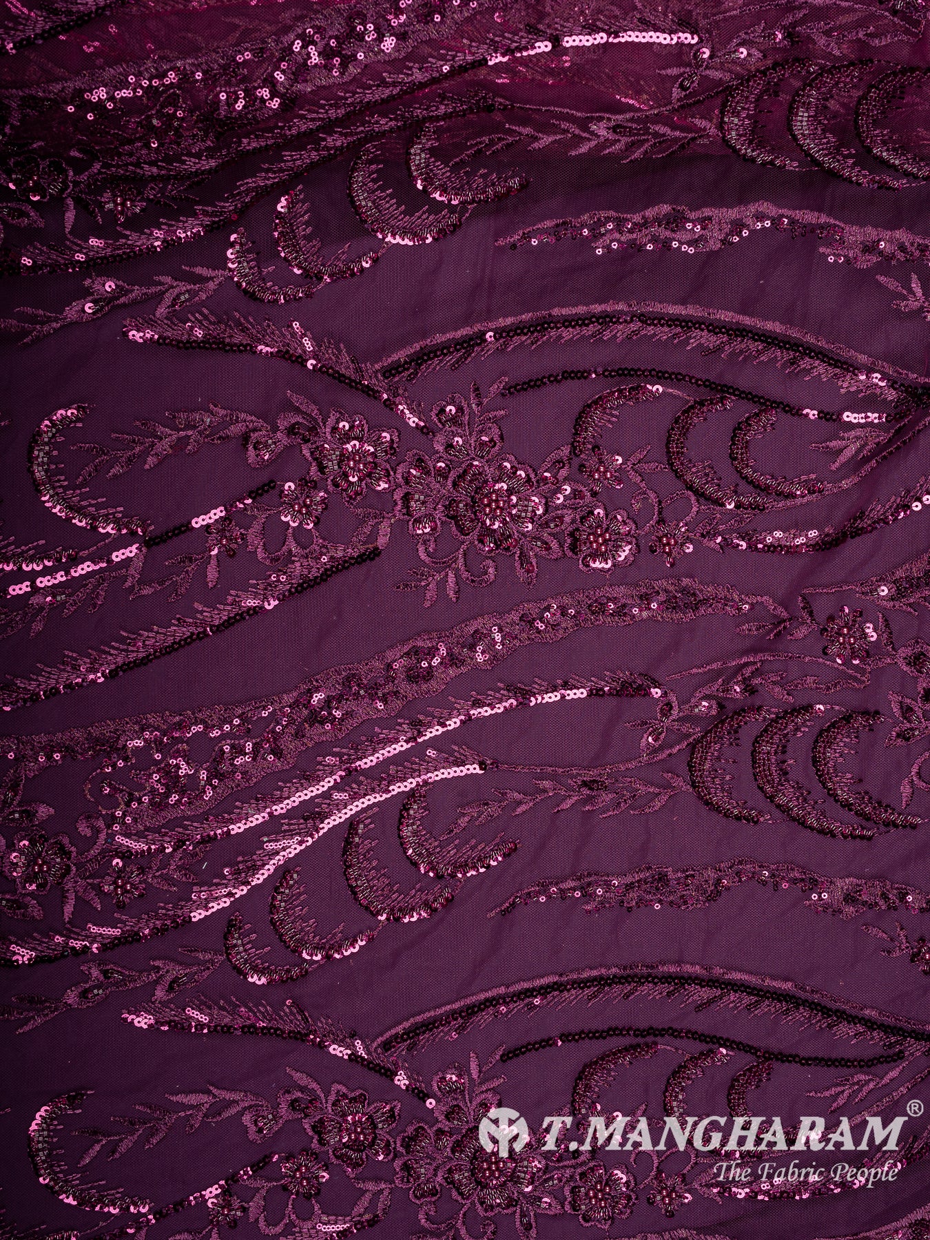 Purple Net Fabric - EB11290