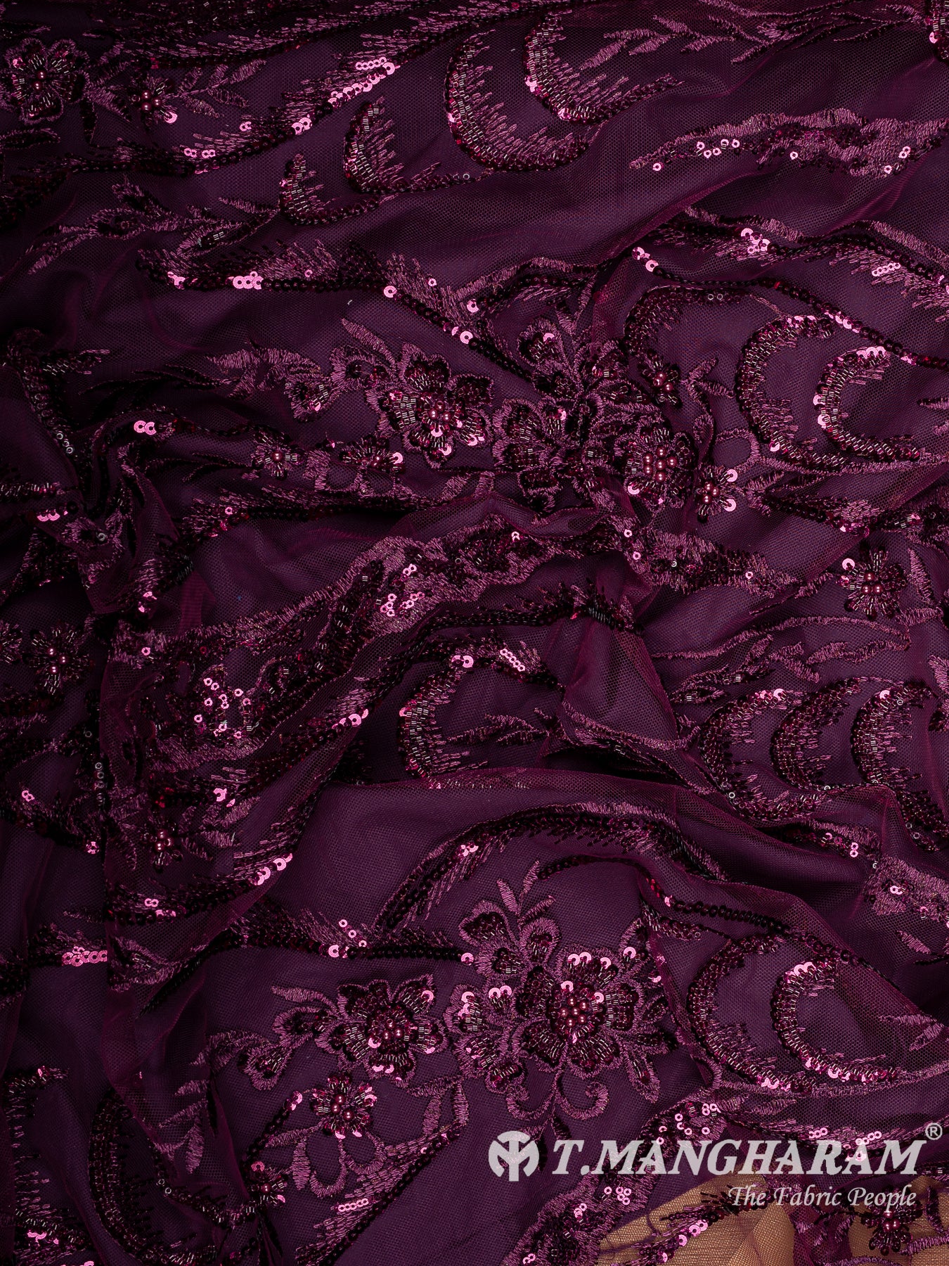 Purple Net Fabric - EB11290