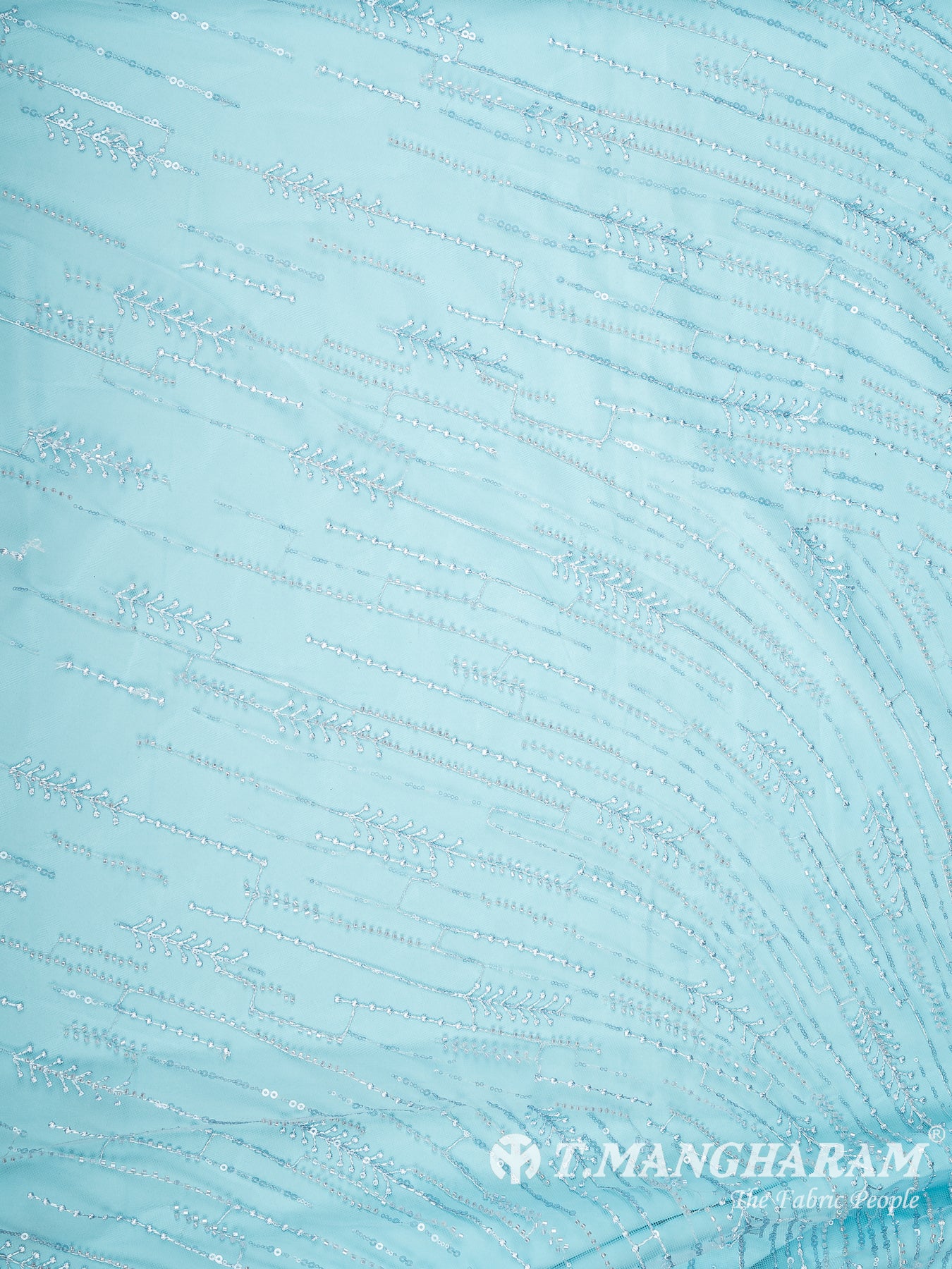 Blue Net Fabric - EB11292