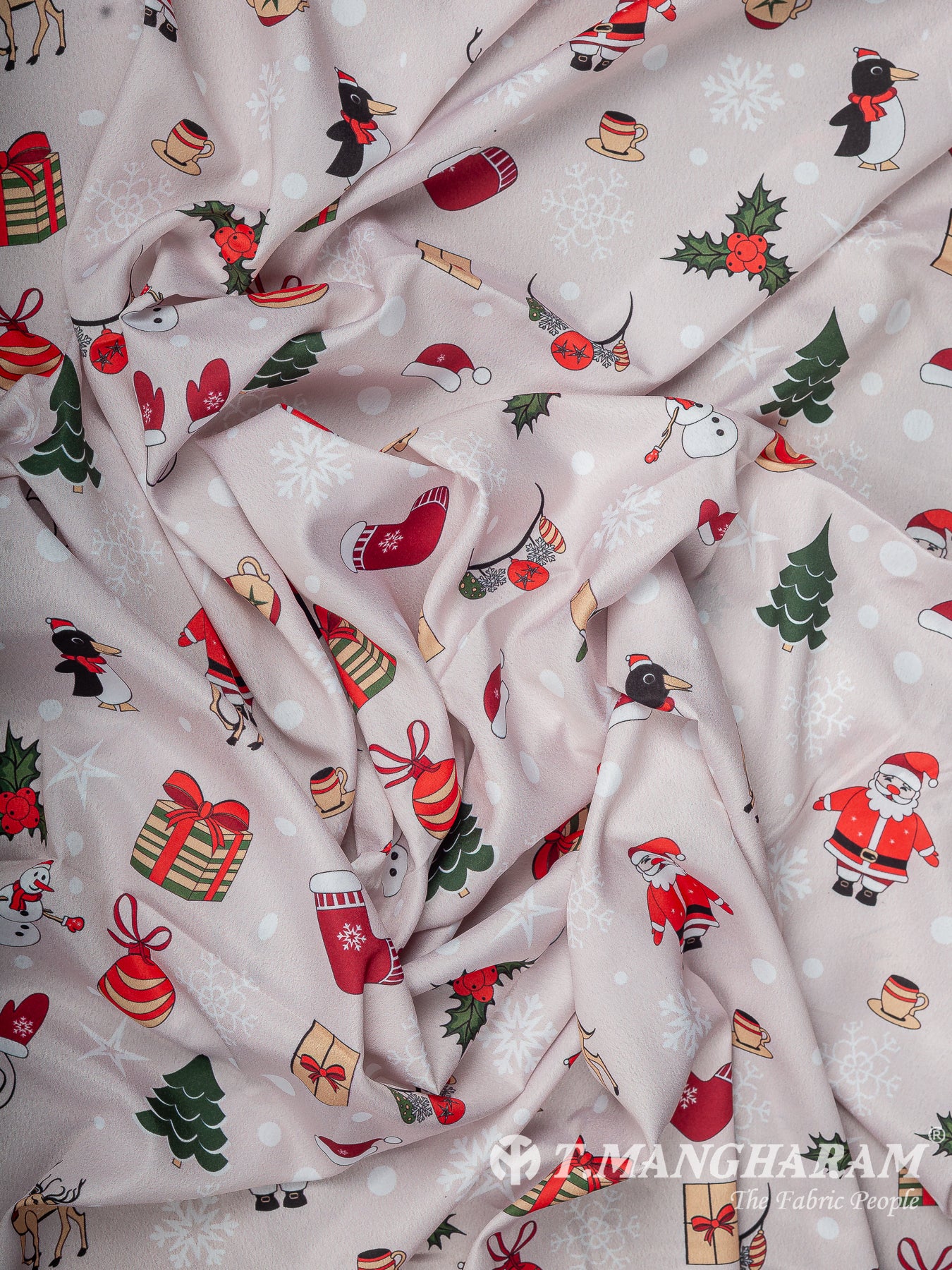 Cream Crepe Fabric - EC15005