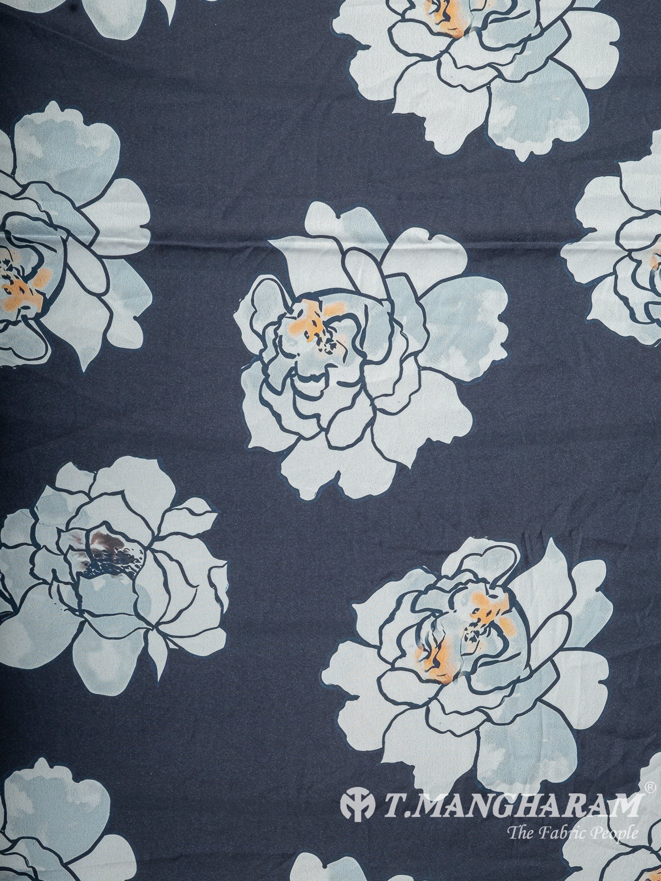 Blue Satin Fabric - EC14146