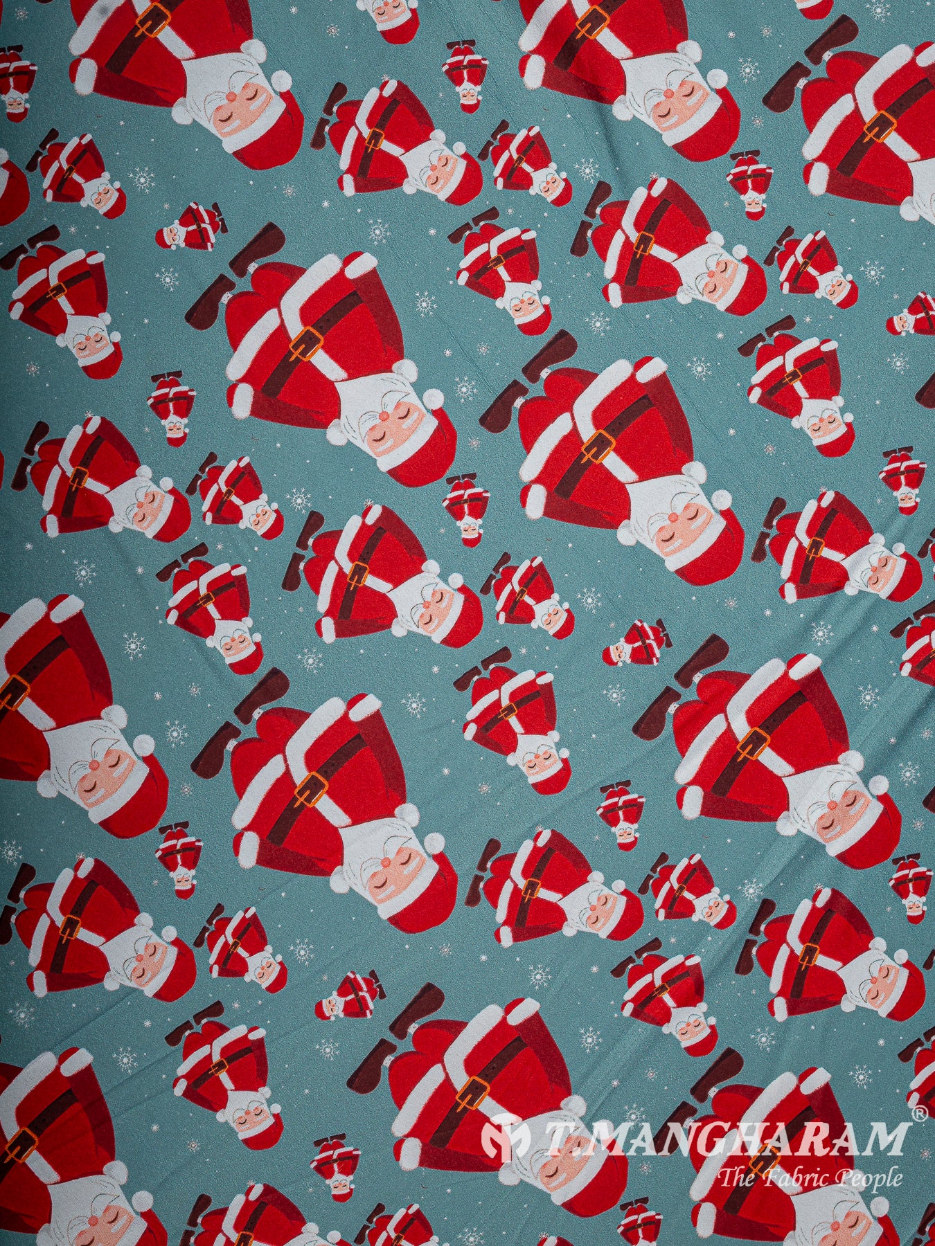 Blue Crepe Fabric - EC15007