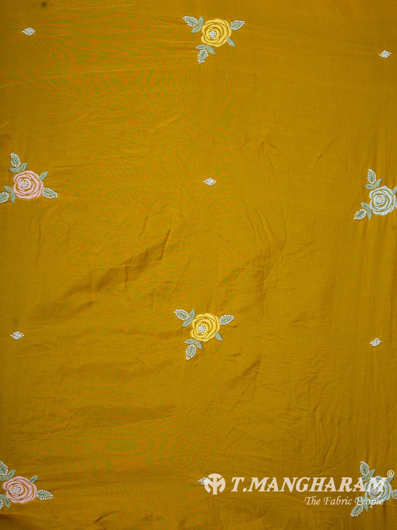 Yellow Tissue Fabric - EC15081