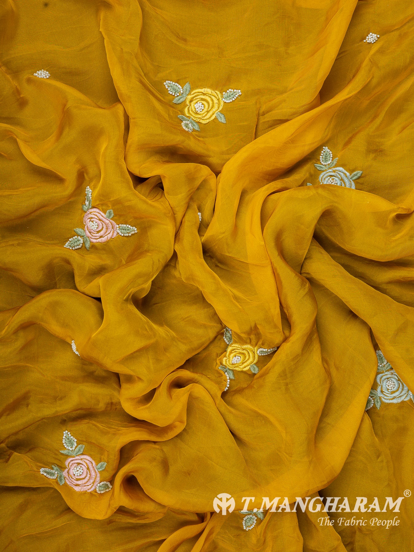 Yellow Tissue Fabric - EC15081