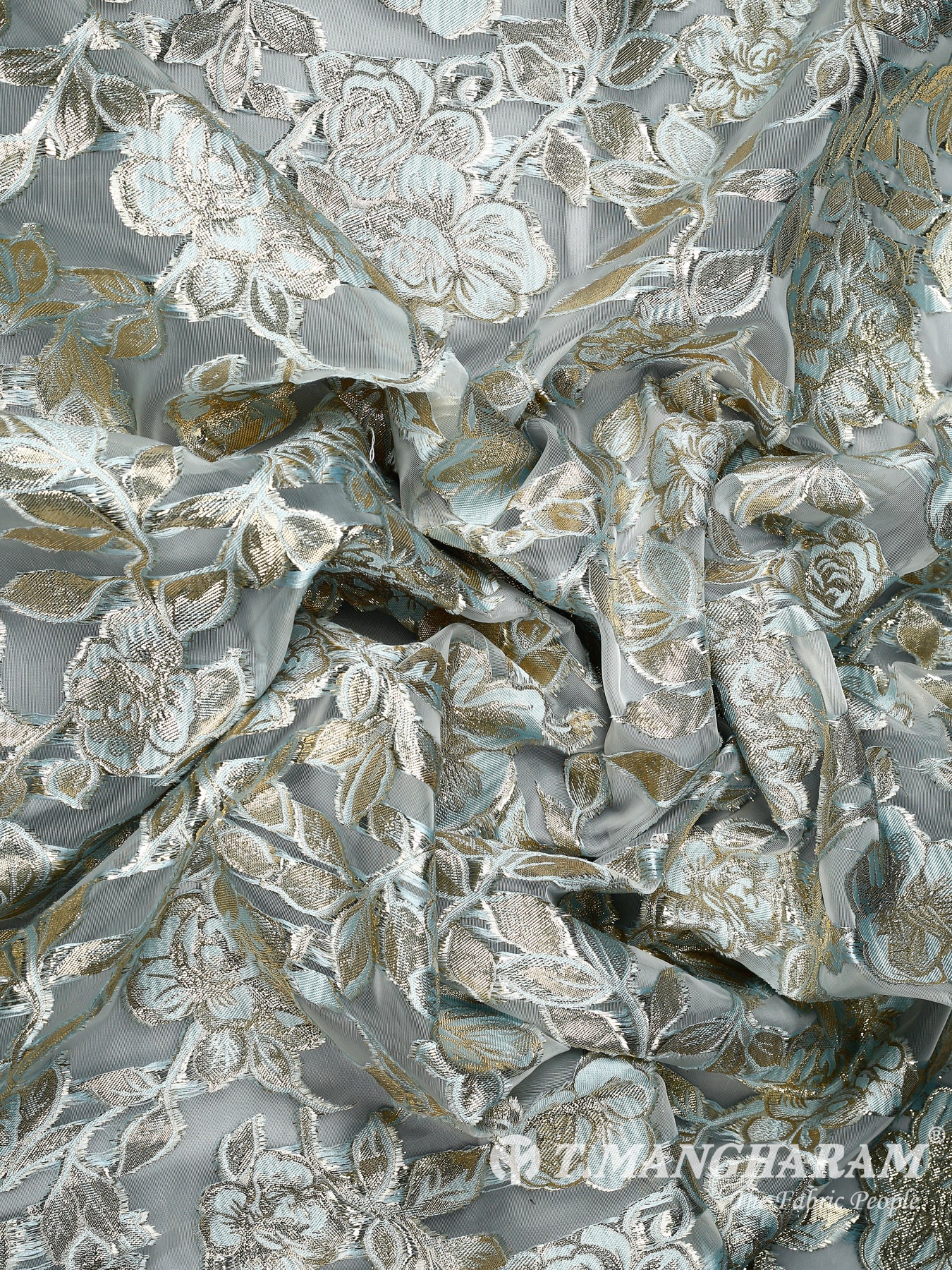 Blue Tissue Fabric - EC15032