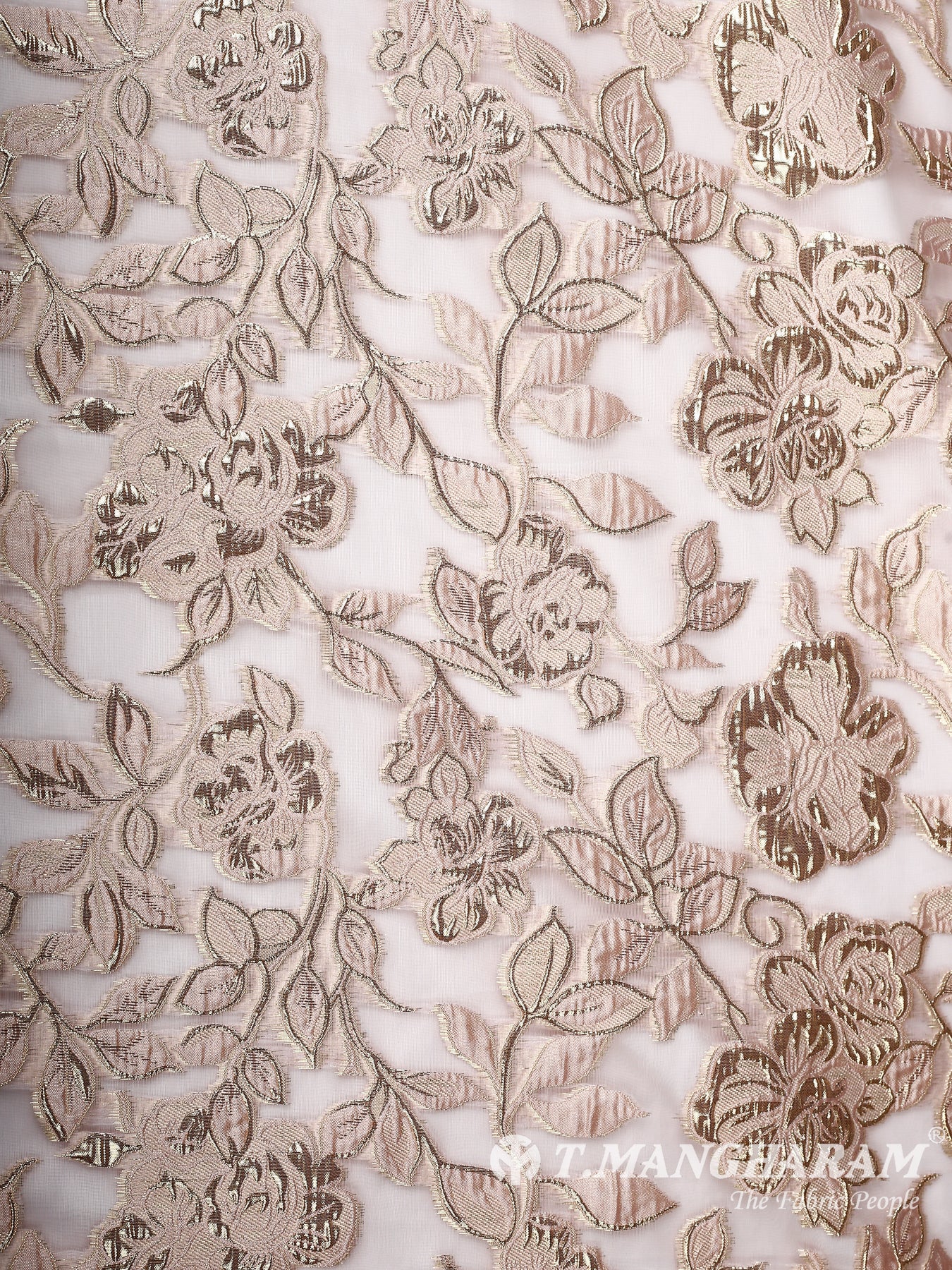 Rose Gold Tissue Fabric - EC15031