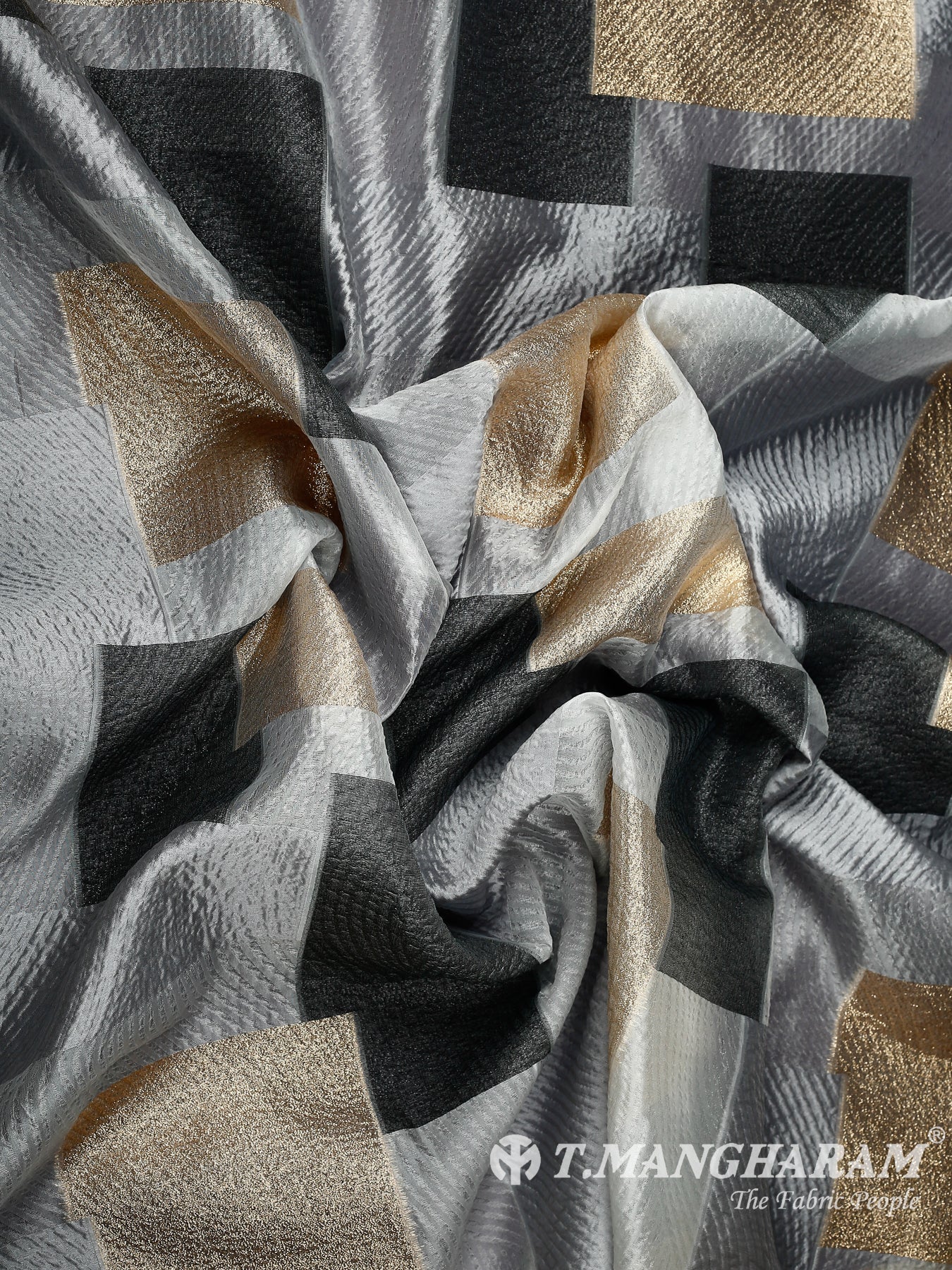 Grey Tissue Fabric - EC13334