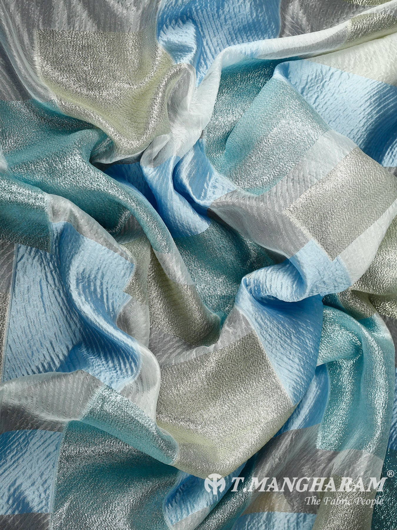 Blue Tissue Fabric - EC13338
