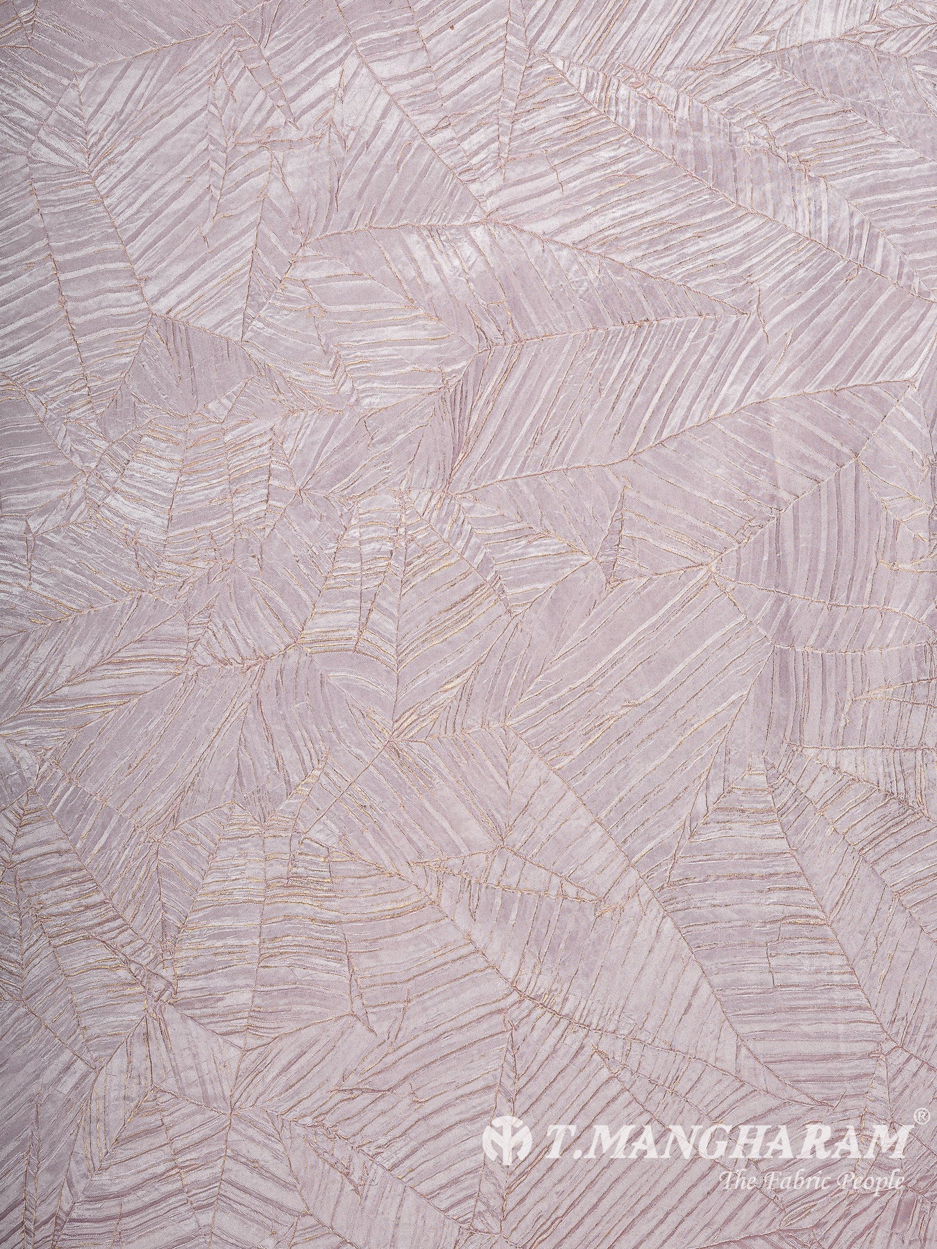 Pink Embossed Satin Fabric - EC15217