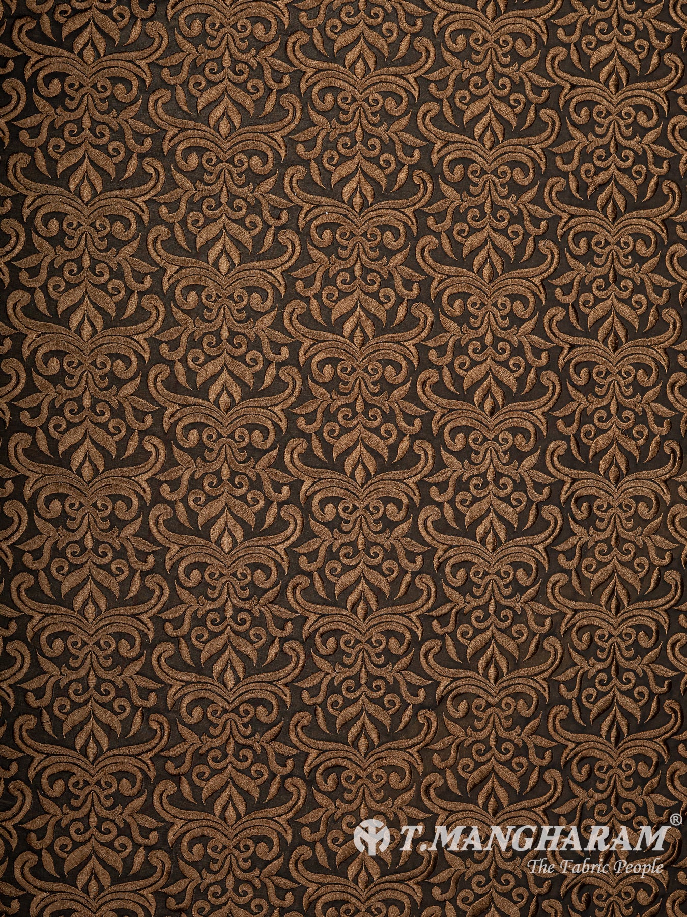 Brown Georgette Fabric - EB11404