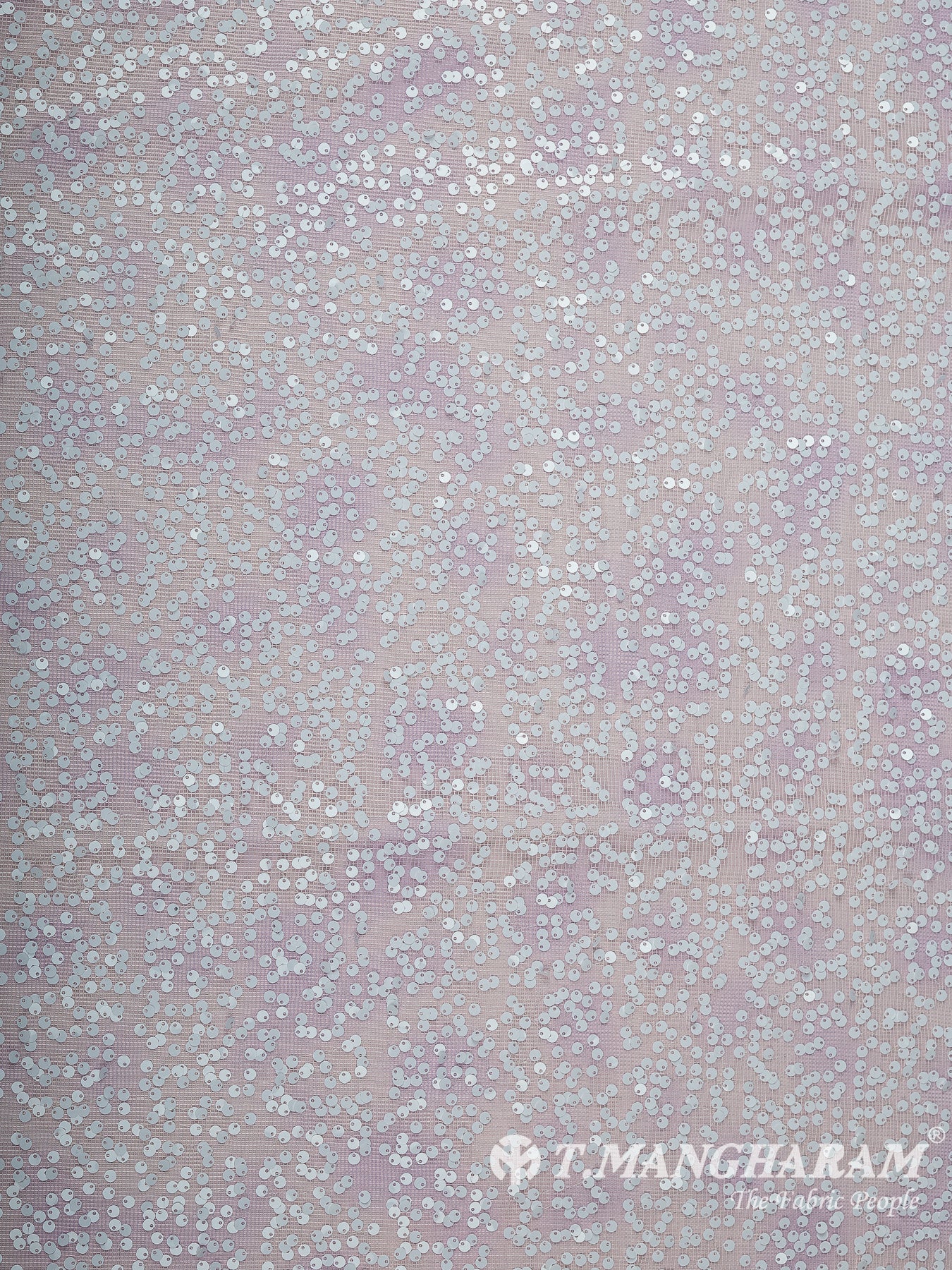 Pink Sequin Net Fabric - EC15069