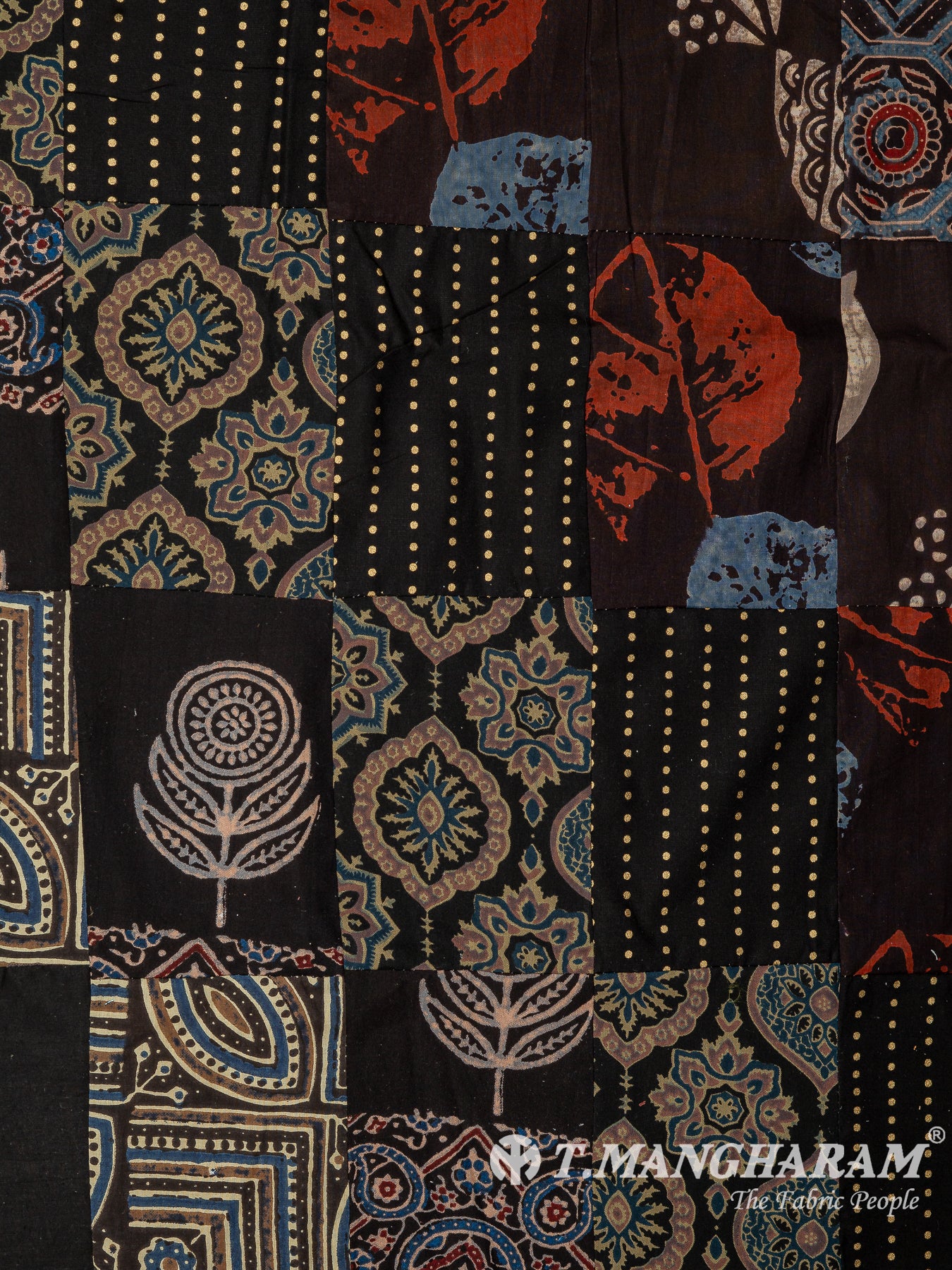 Black Cotton Fabric - EC15144