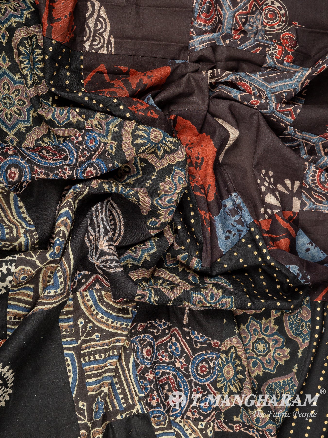 Black Cotton Fabric - EC15144