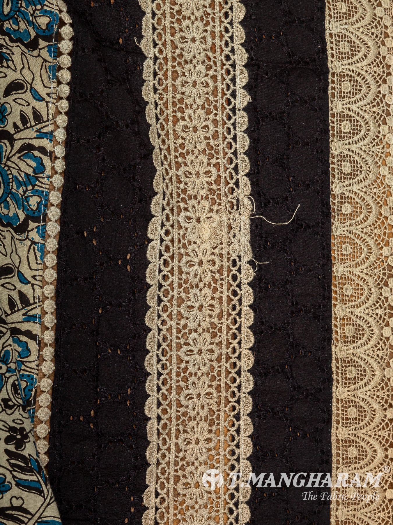 Beige Cotton Fabric - EB10456