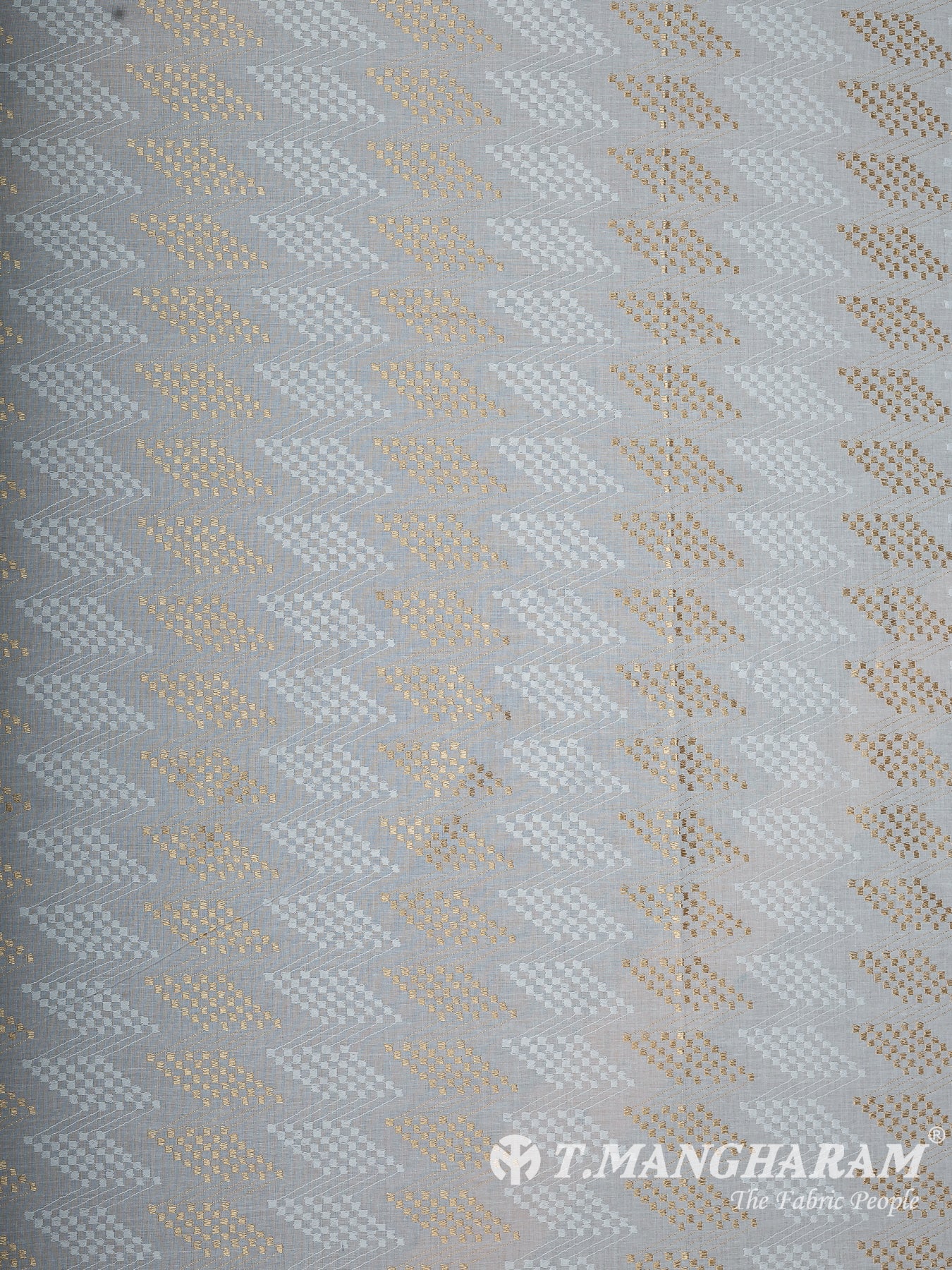 White Cotton Embroidery Fabric - EB11463