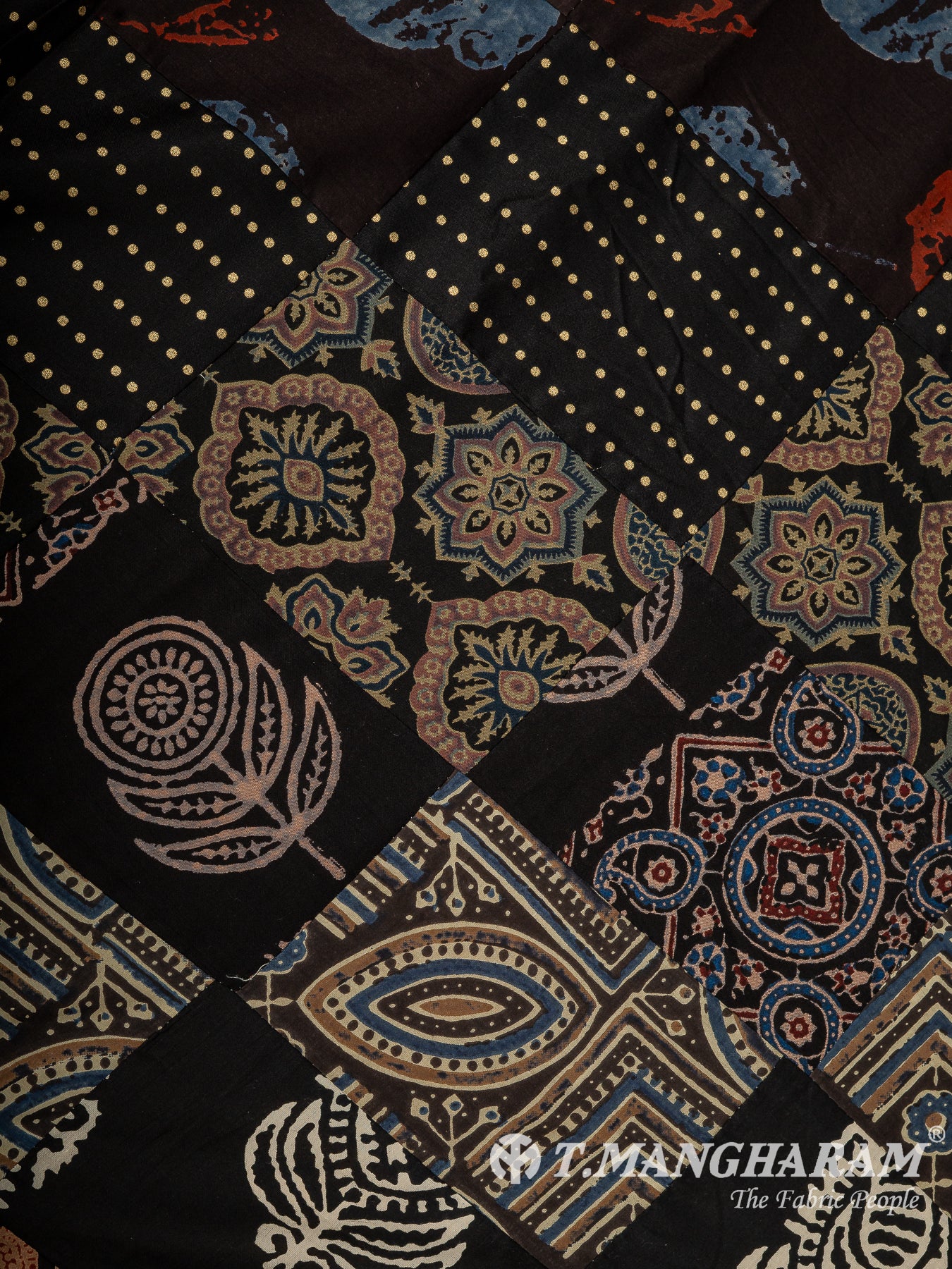 Black Cotton Fabric - EC15141