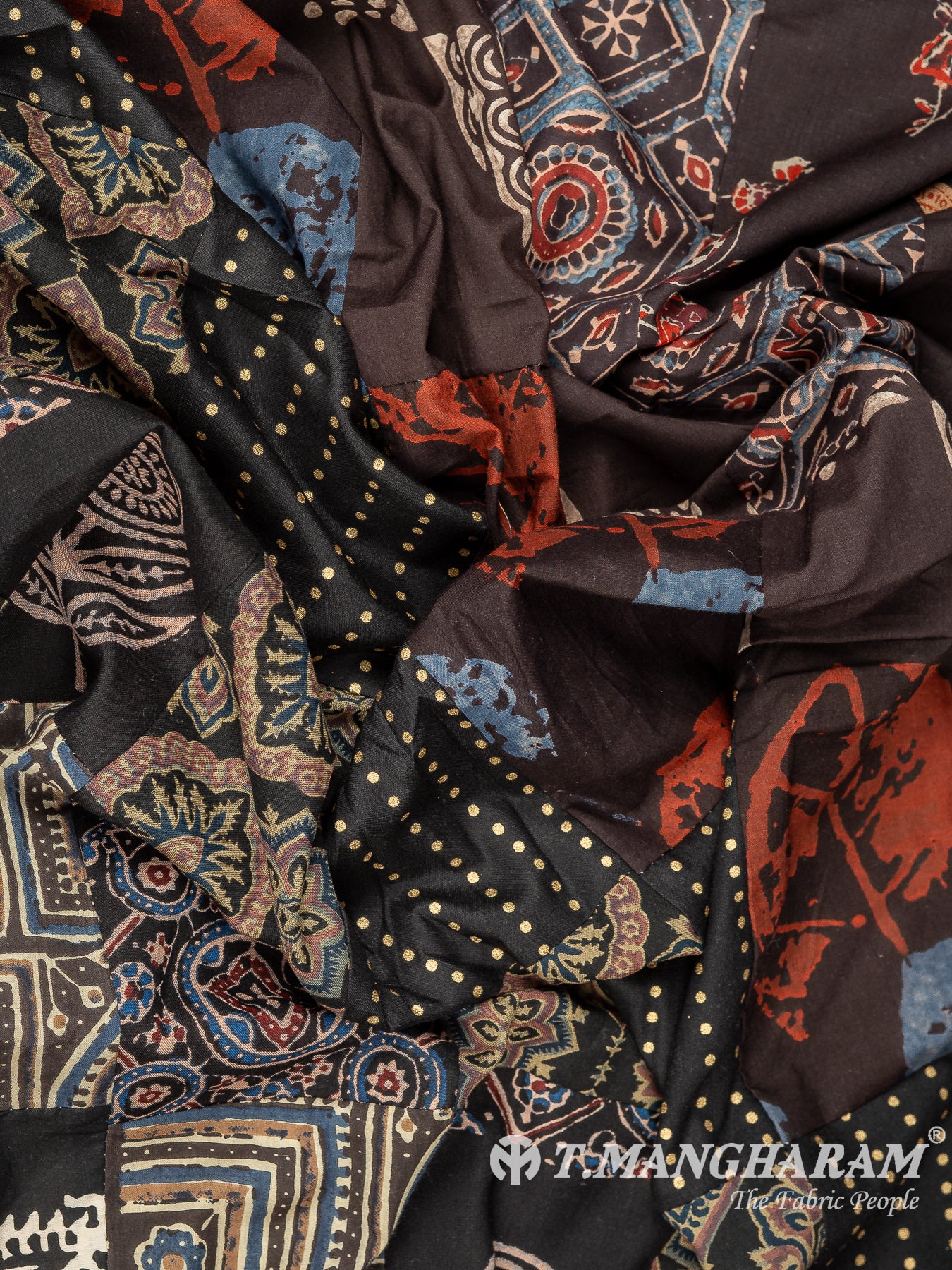 Black Cotton Fabric - EC15141