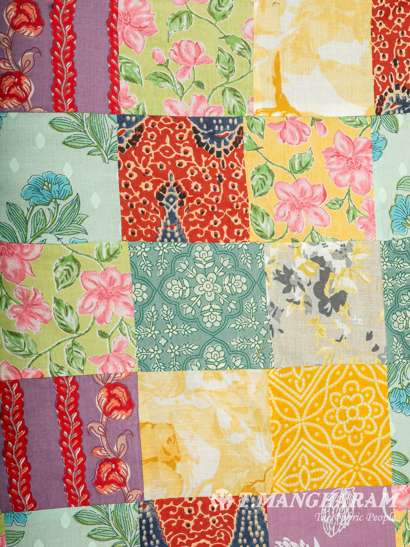 Multicolor Cotton Fabric - EC14897