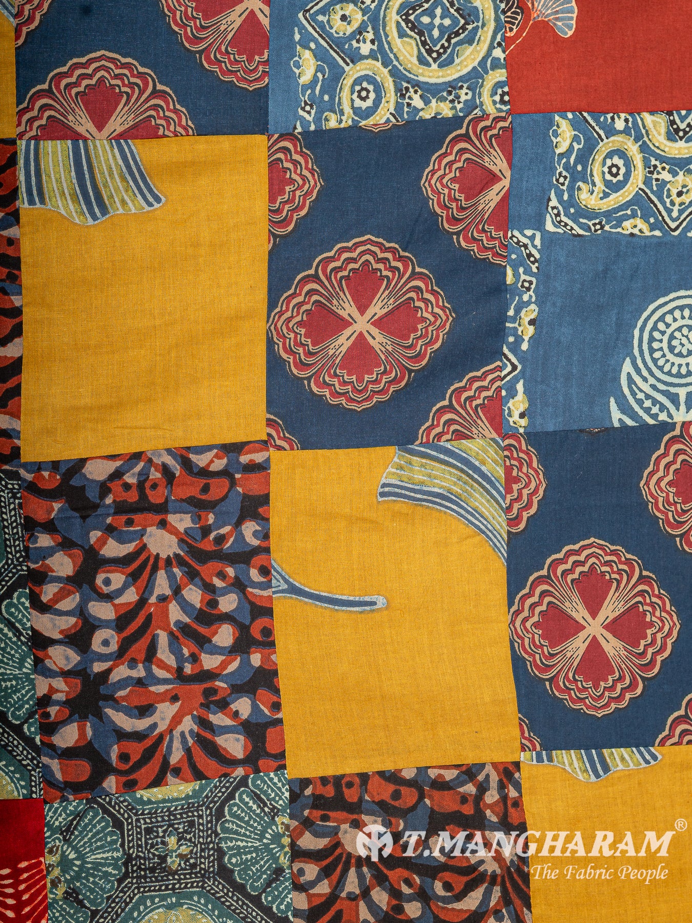 Multicolor Cotton Fabric - EC15142