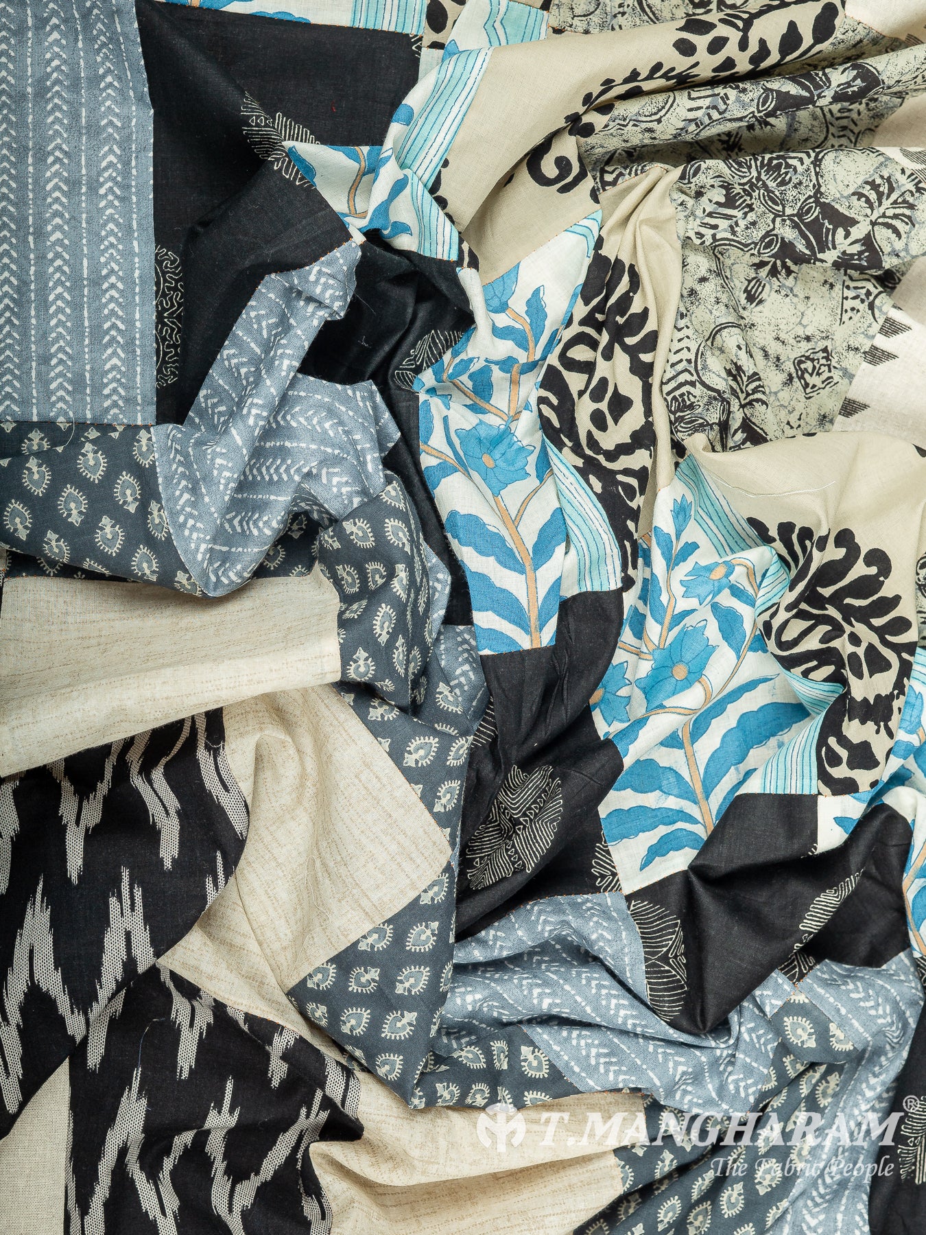 Multicolor Cotton Fabric - EC15145