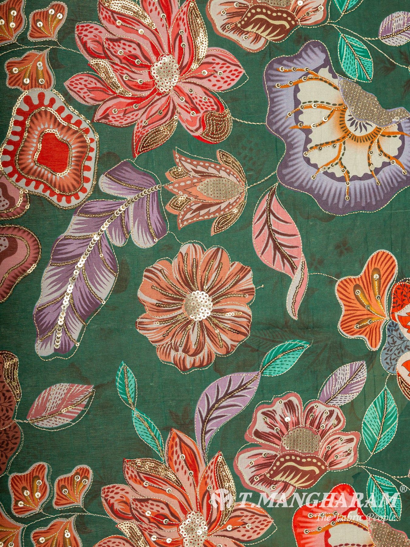 Green Tissue Fabric - EB11226