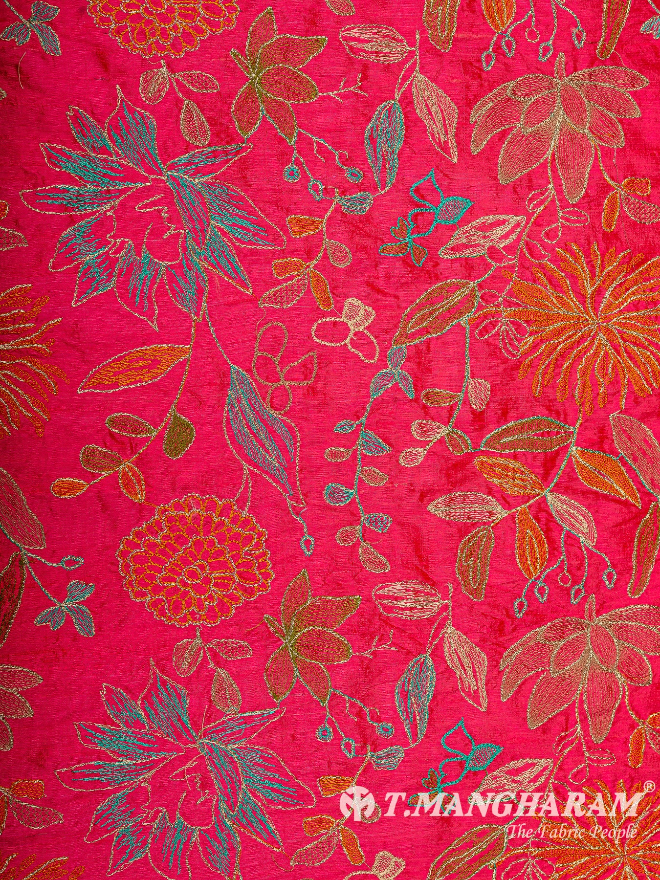 Pink Raw Silk Fabric - EB11308