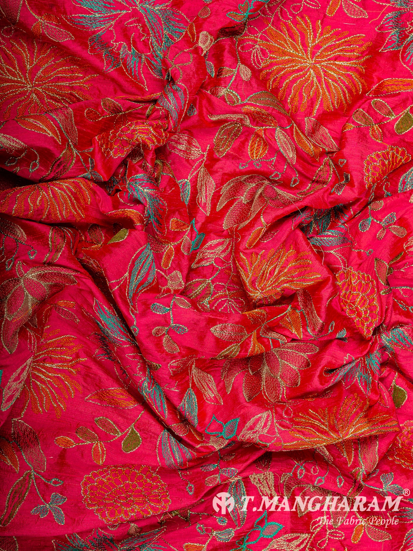 Pink Raw Silk Fabric - EB11308