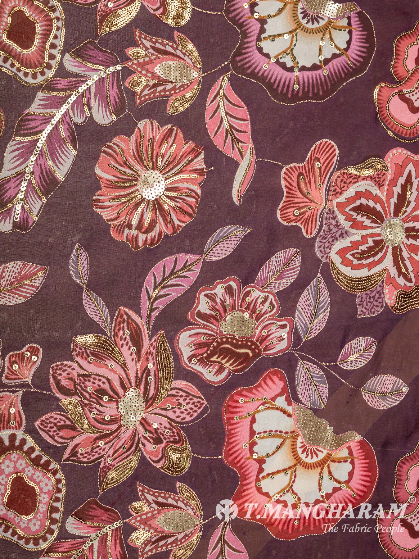 Purple Tissue Fabric - EB11229