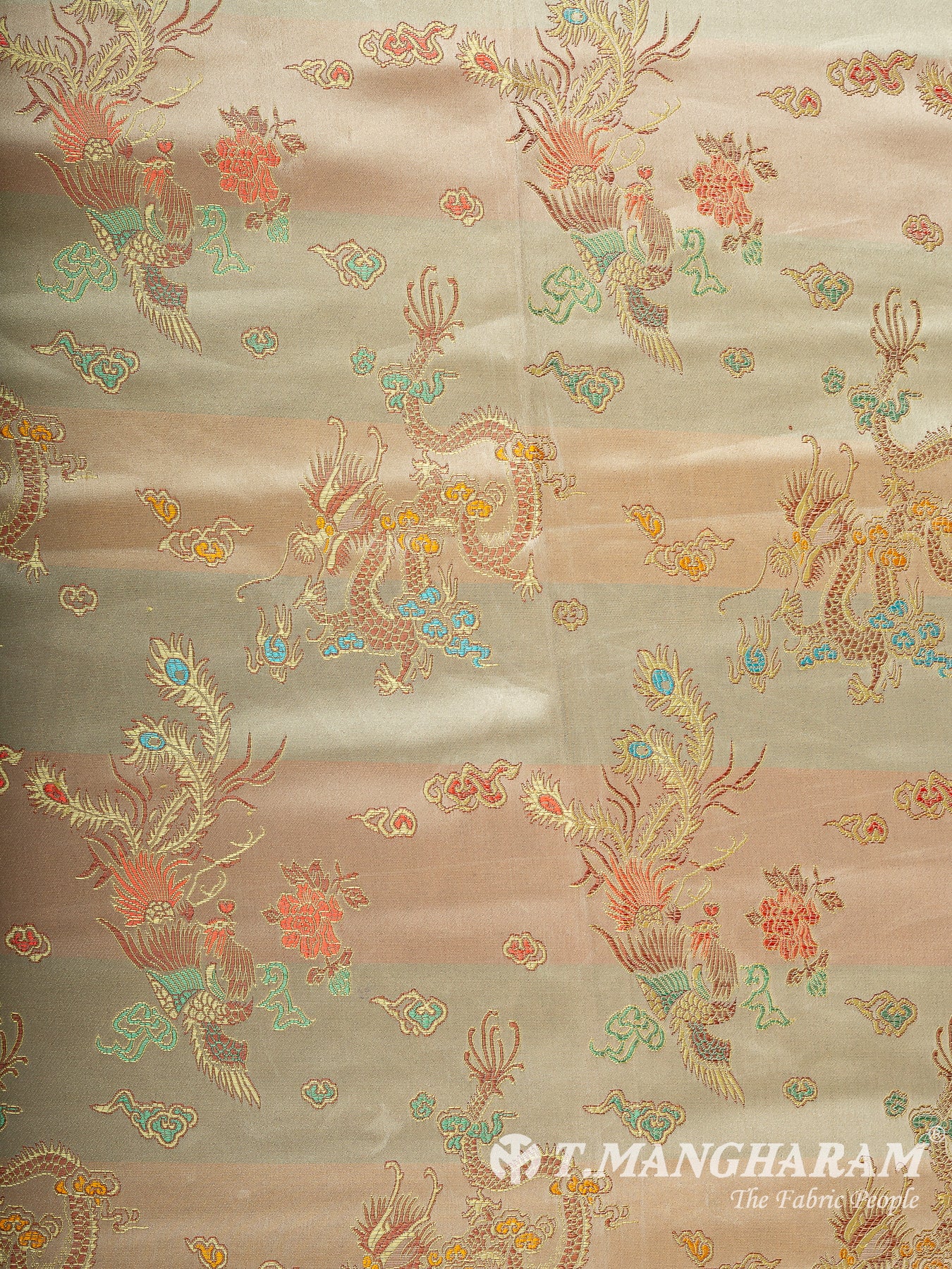 Cream Satin Fabric - EC15040