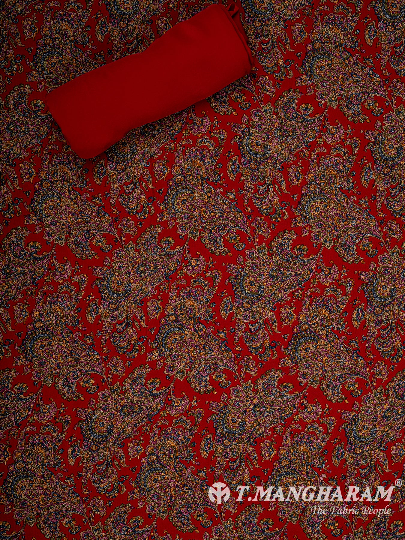 Crepe Chudidhar Fabric Set