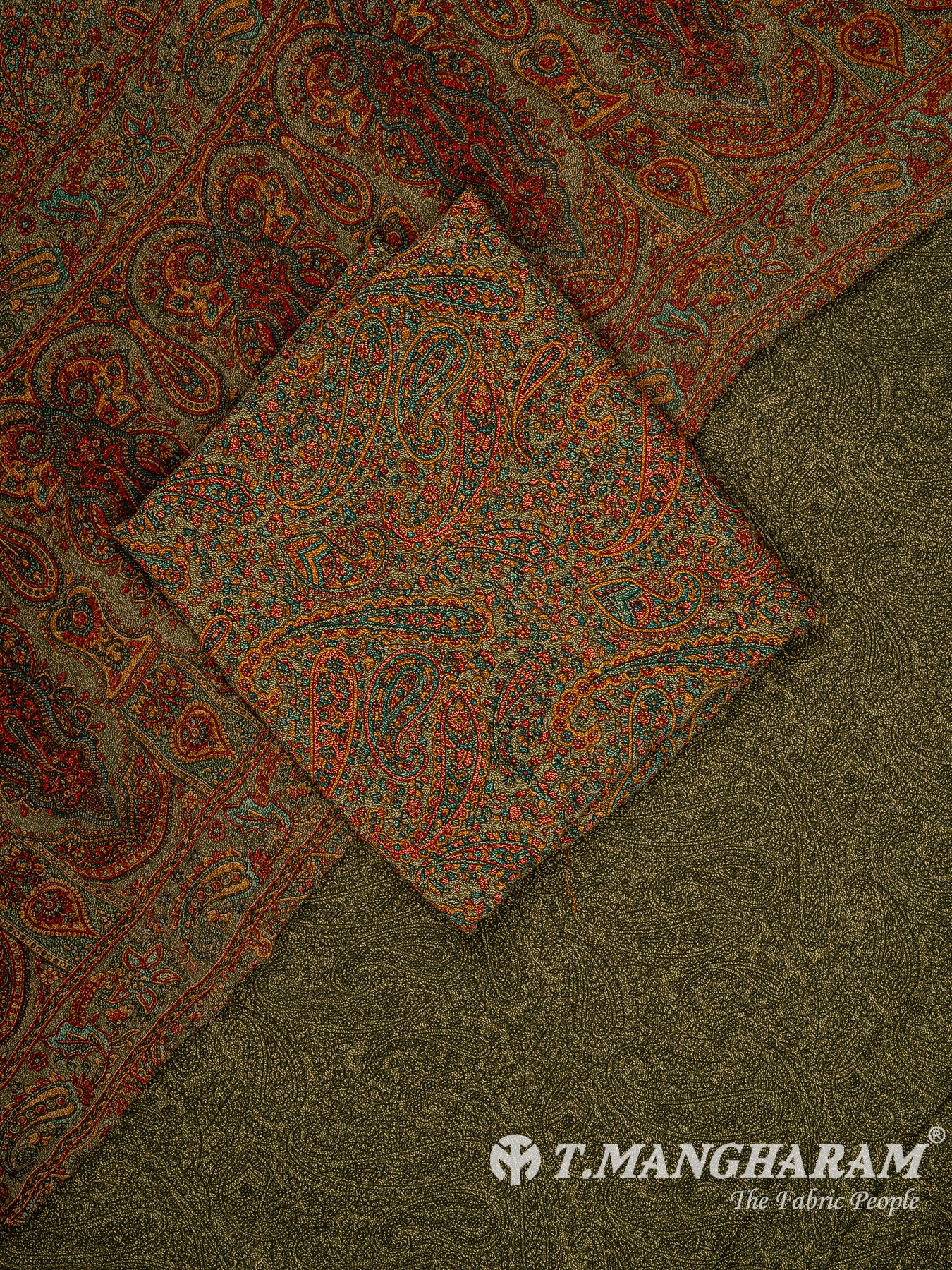 Crepe Chudidhar Fabric Set - EF1626