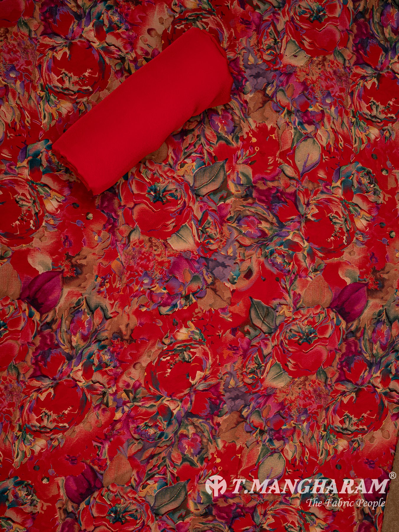 Crepe Chudidhar Fabric Set