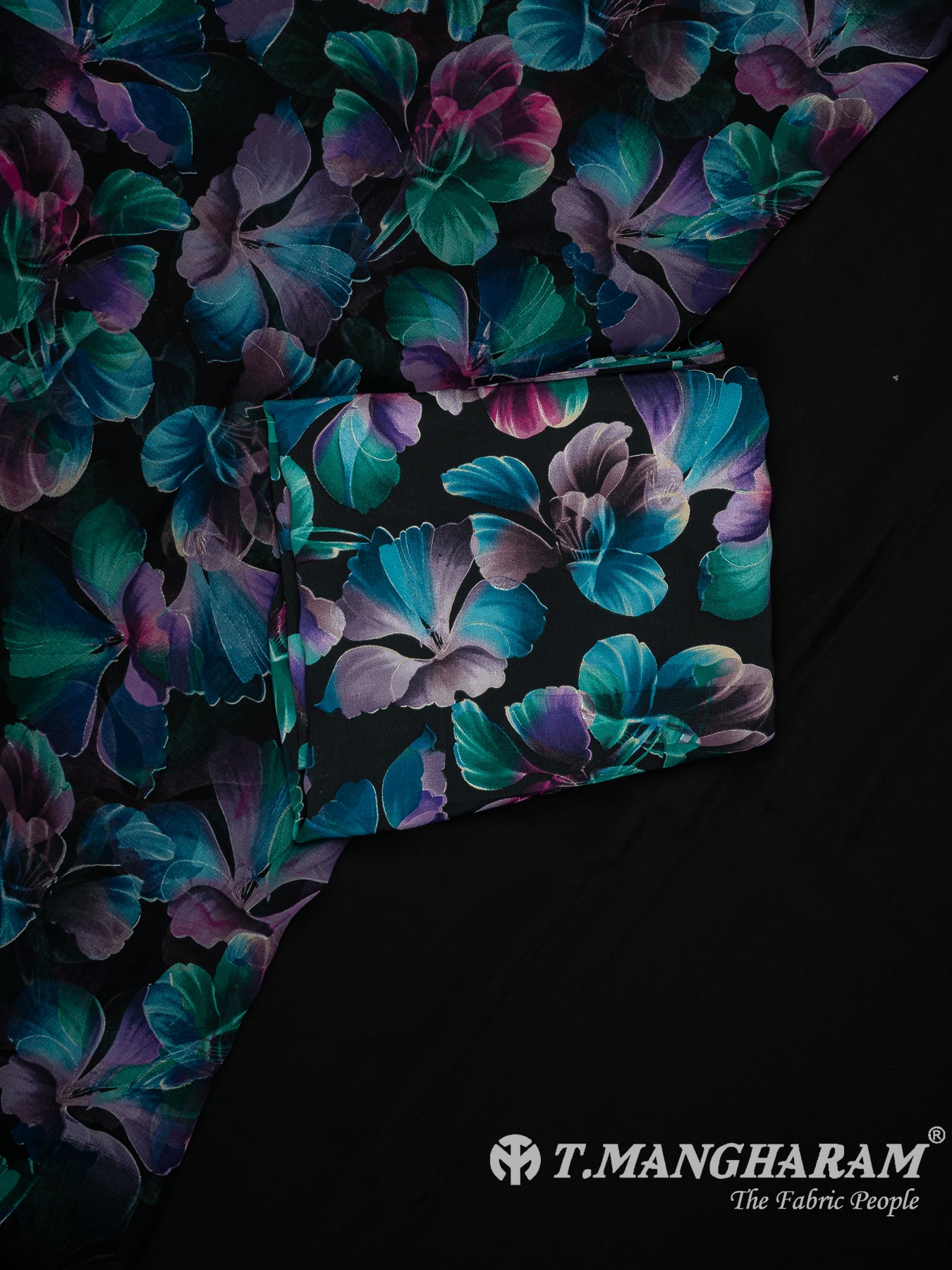 Crepe Chudidhar Fabric Set - EF1622