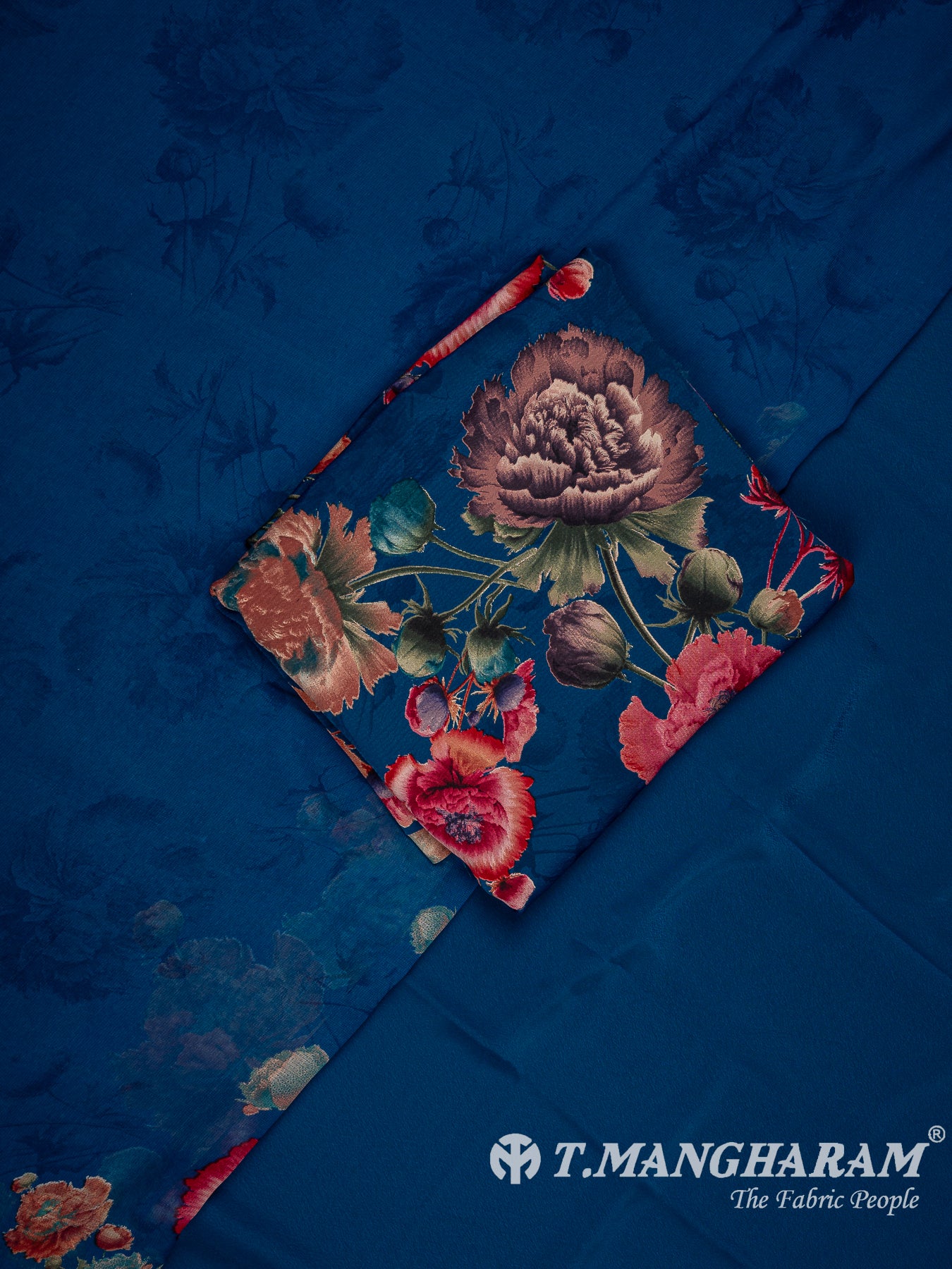 Crepe Chudidhar Fabric Set - EF1636