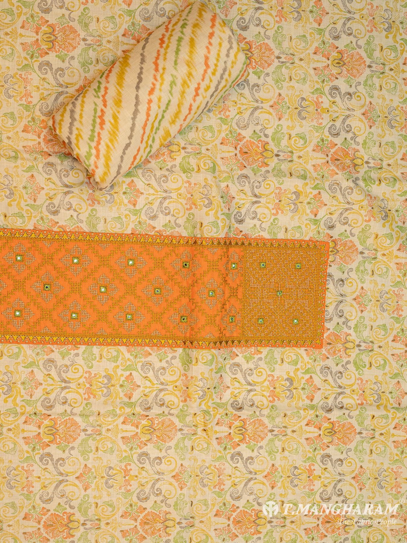 Cotton Chudidhar Fabric Set