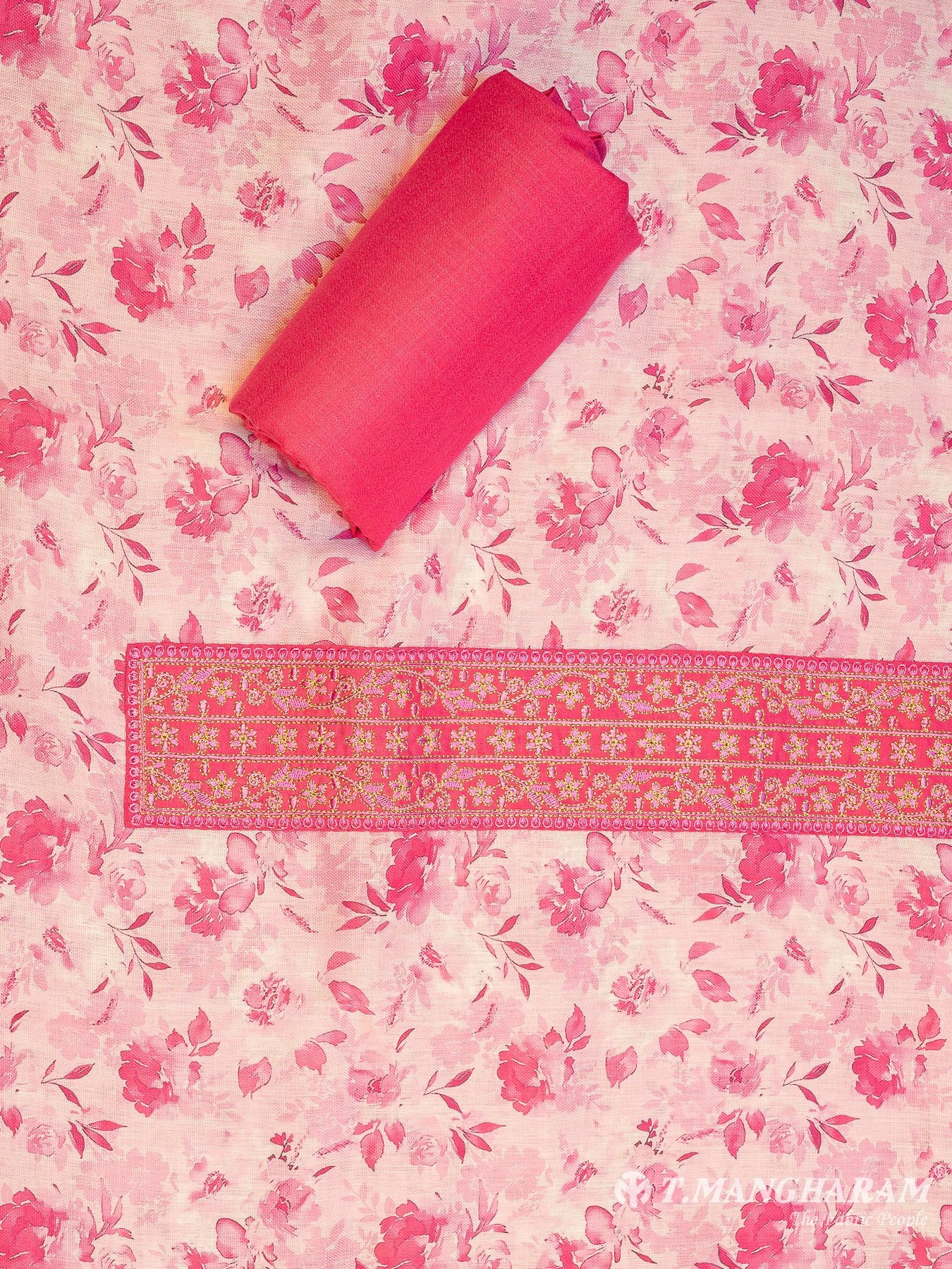 Cotton Chudidhar Fabric Set