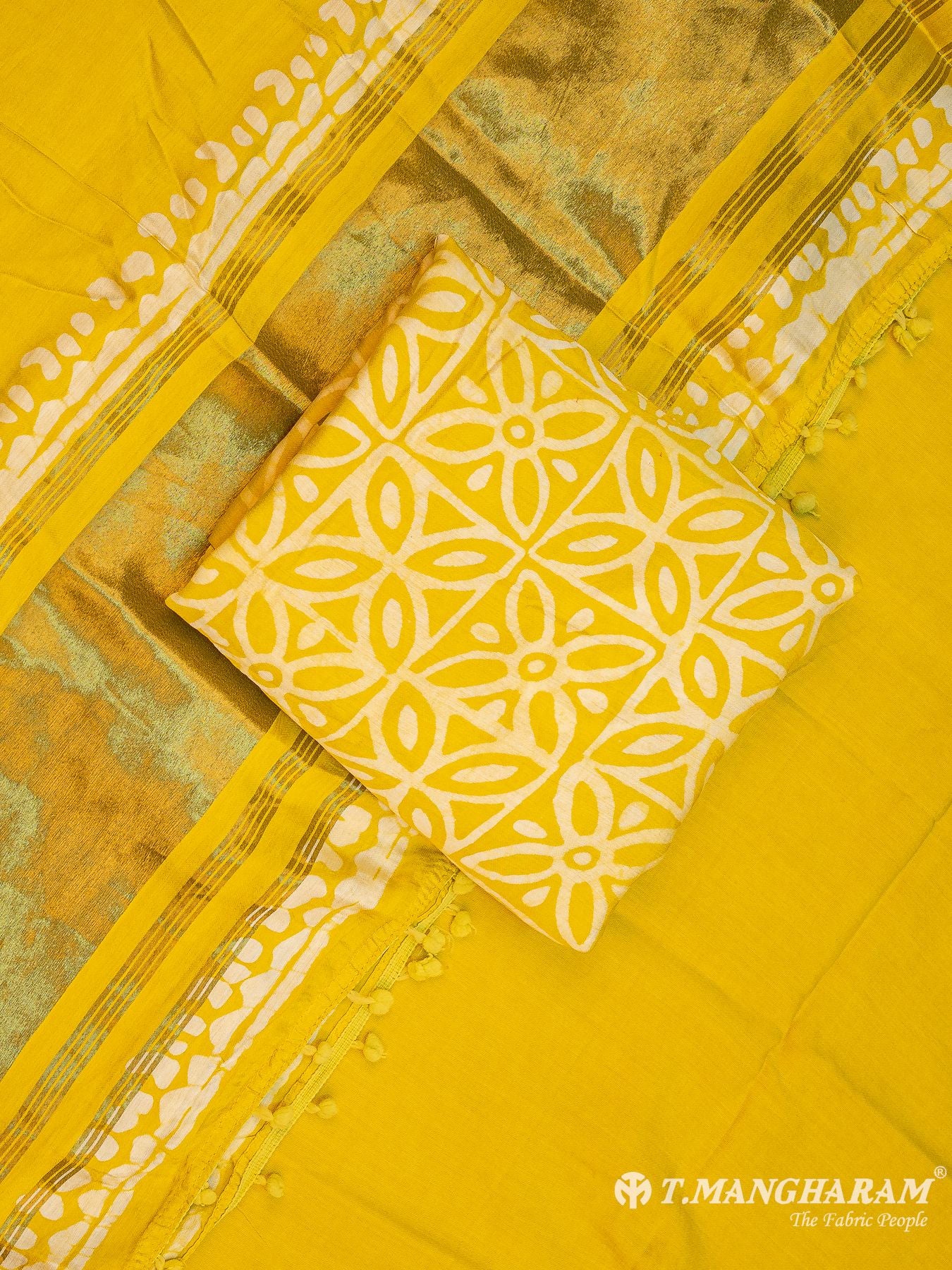 Cotton Chudidhar Fabric Set
