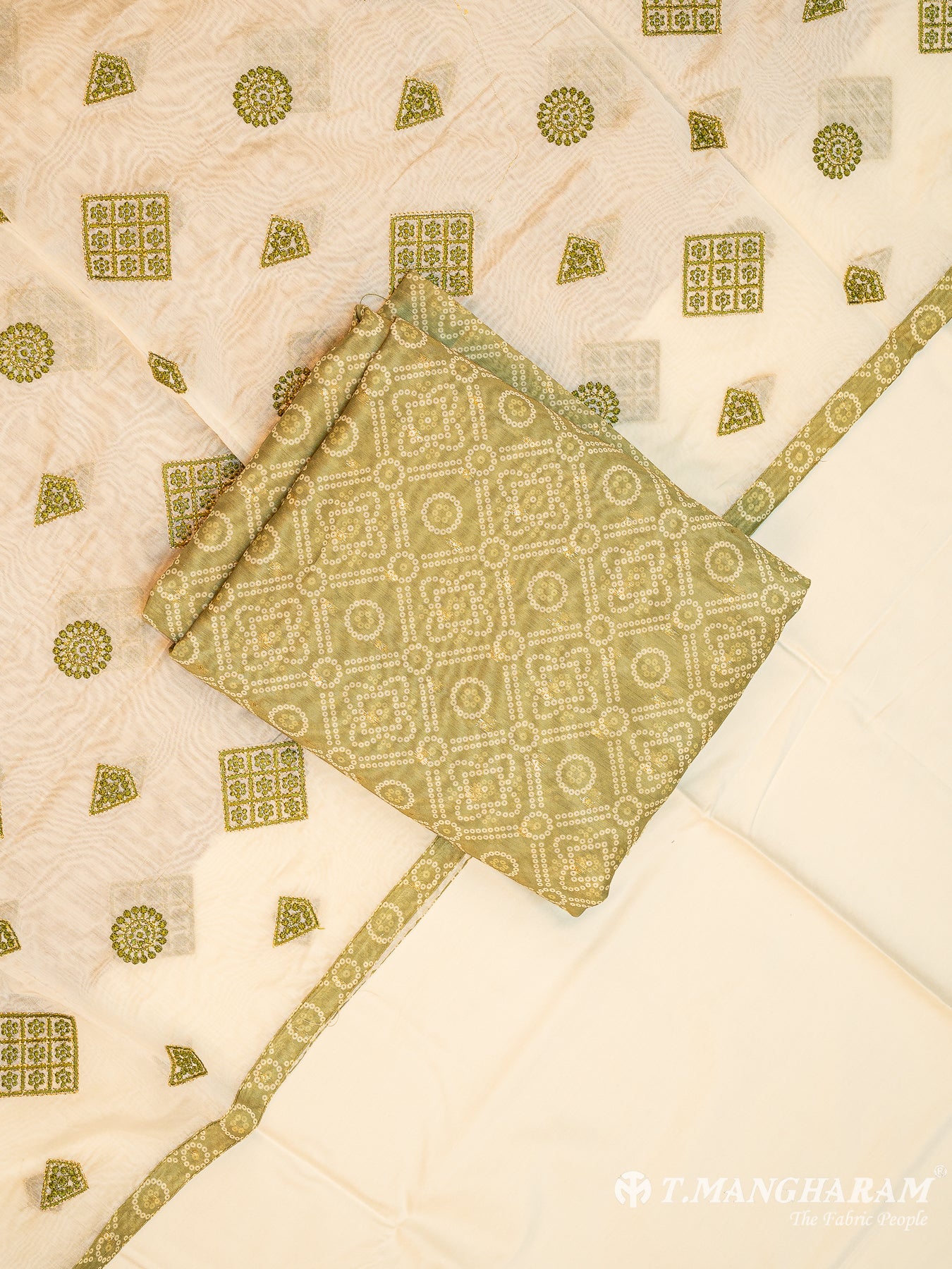 Cotton Chudidhar Fabric Set - EF1683