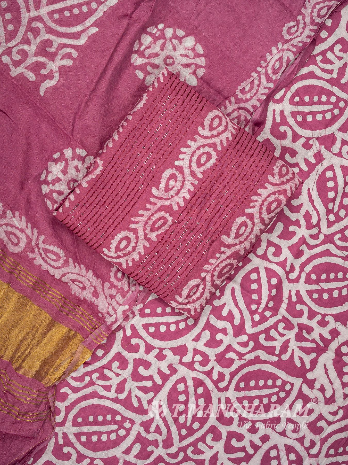 Cotton Chudidhar Fabric Set